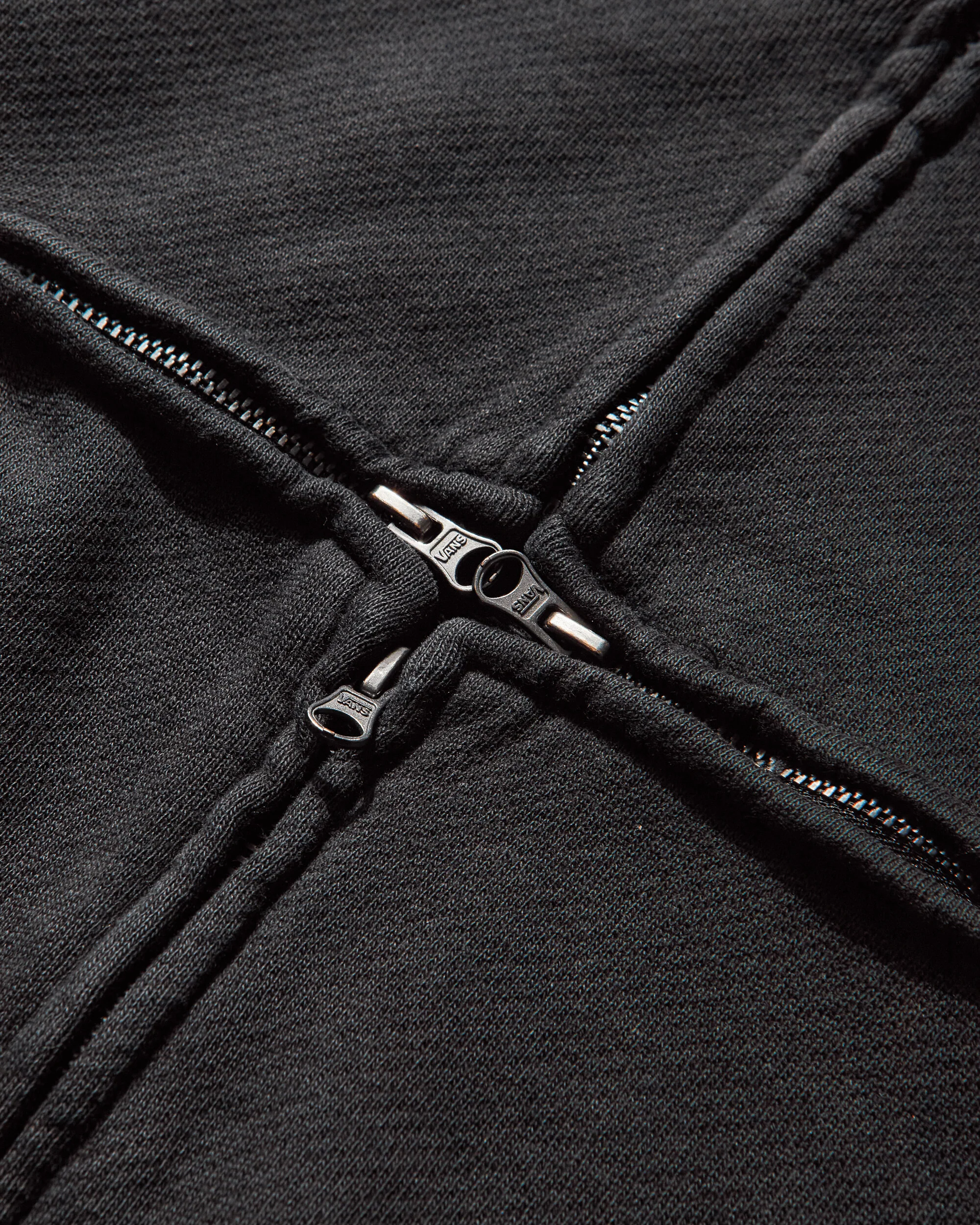 Act of Disagreement T Zipped Hoodie Washed Black - Image 4
