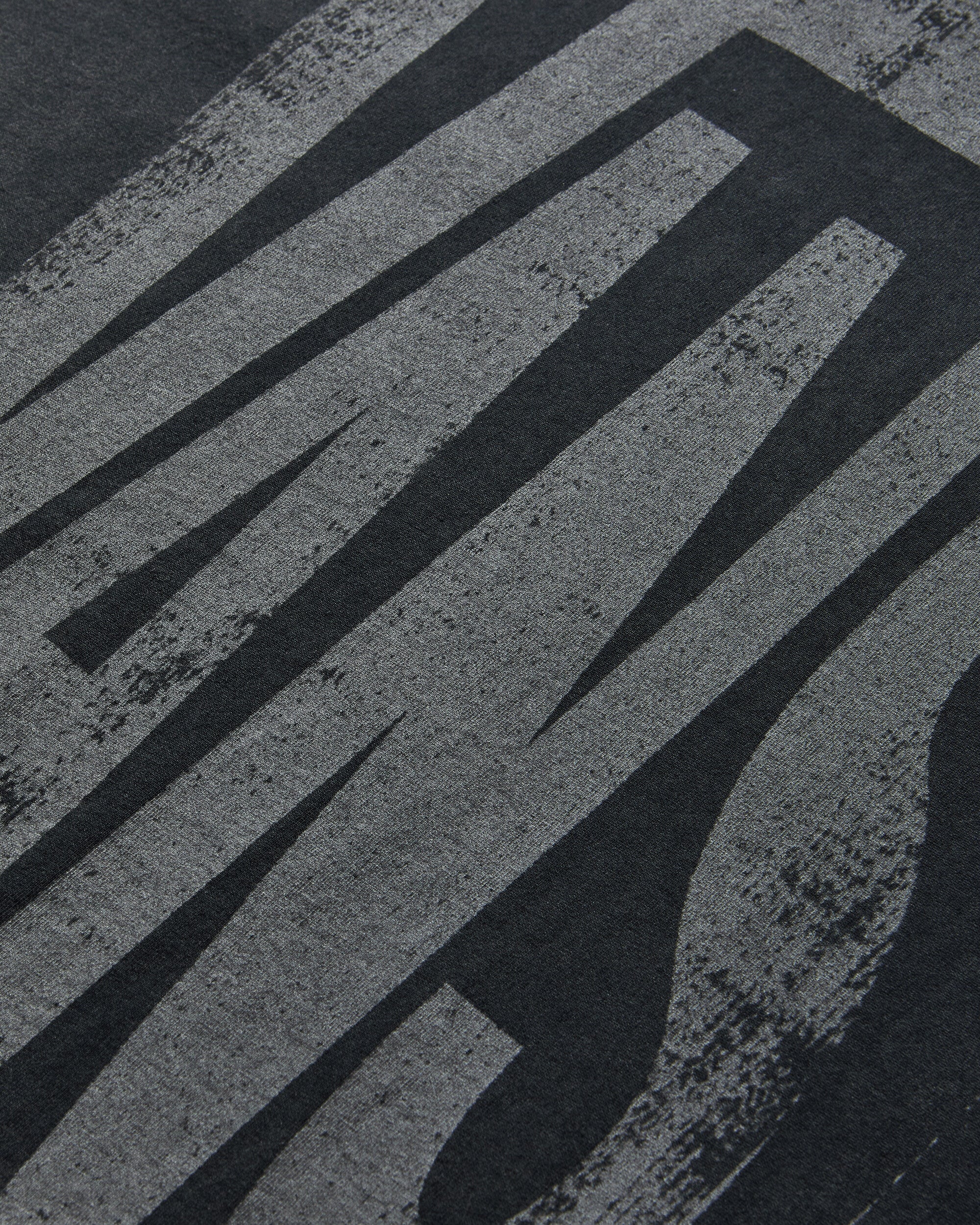 Act of Disagreement Brushed Logo T-Shirt Washed Black - Image 3