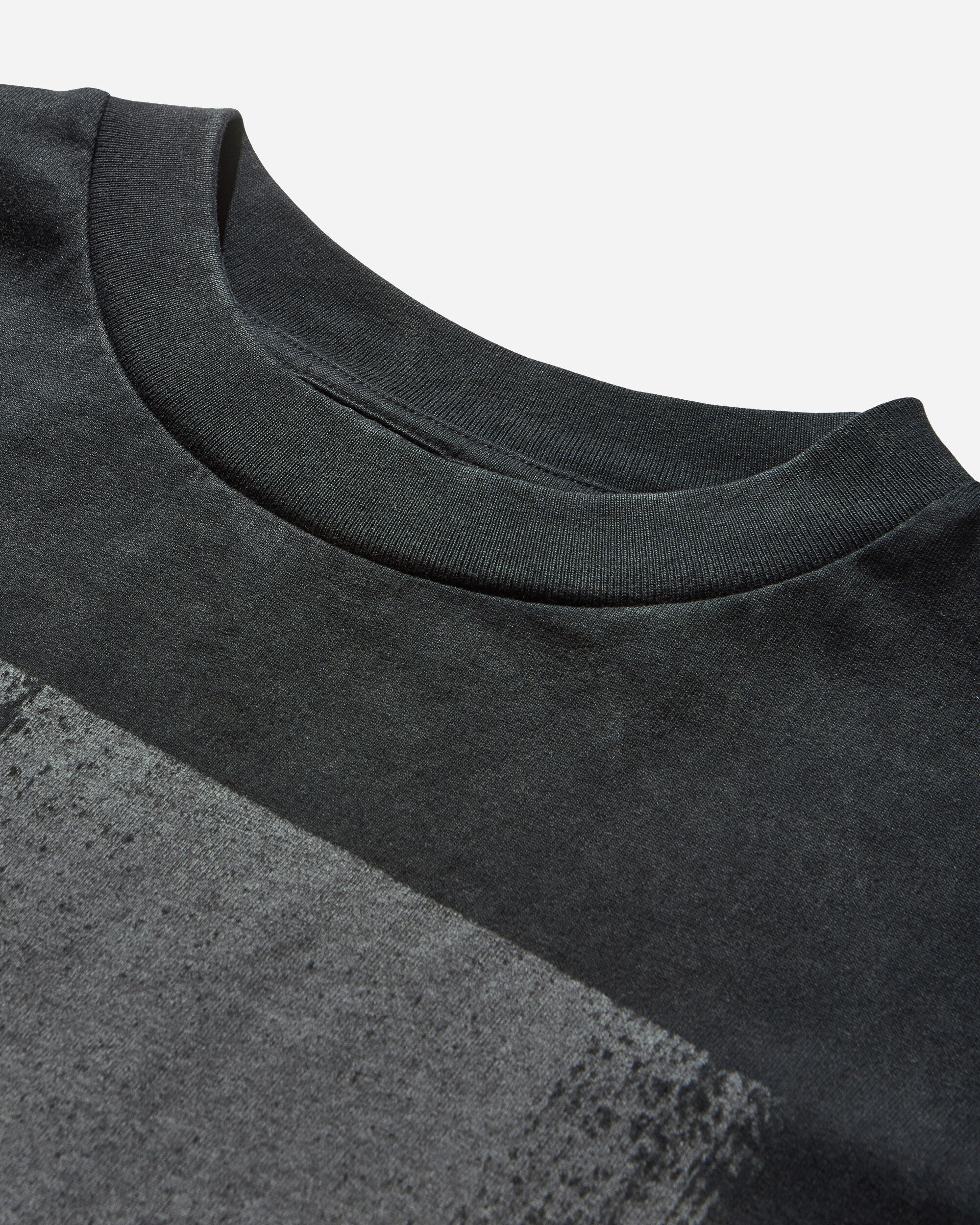 Act of Disagreement Brushed Logo T-Shirt Washed Black - Image 4