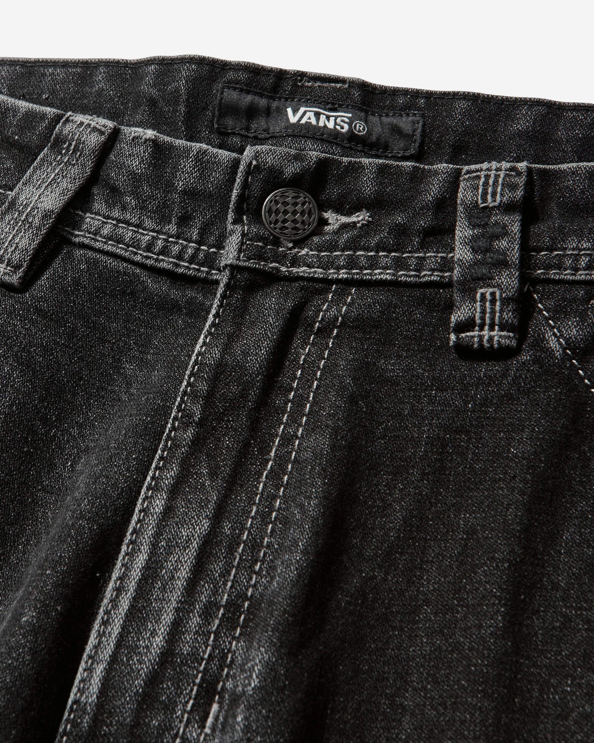 Men's Chore Denim Pants Black - Image 4