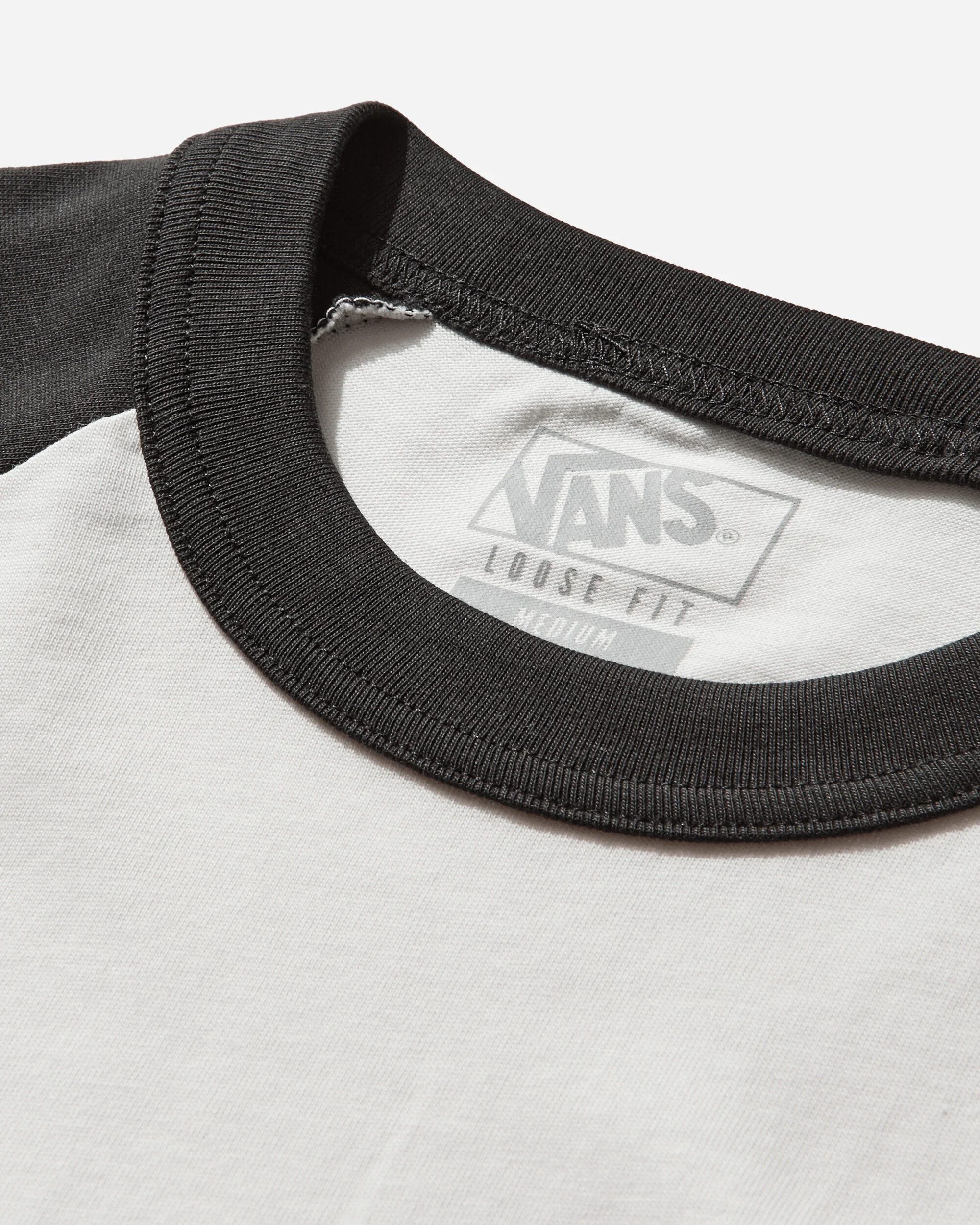 Men's Core Raglan Longsleeve T-Shirt Black - Image 3