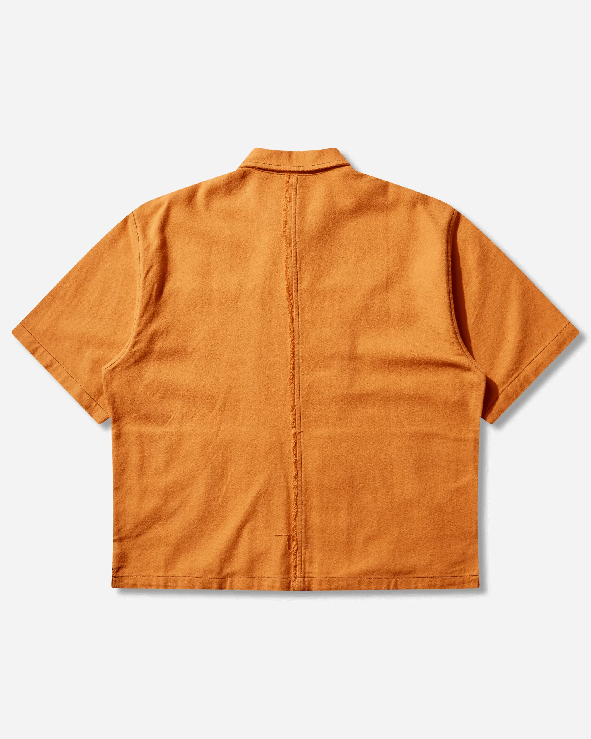 Men's Double Edge Shortsleeve Shirt Sunset Orange - Image 2