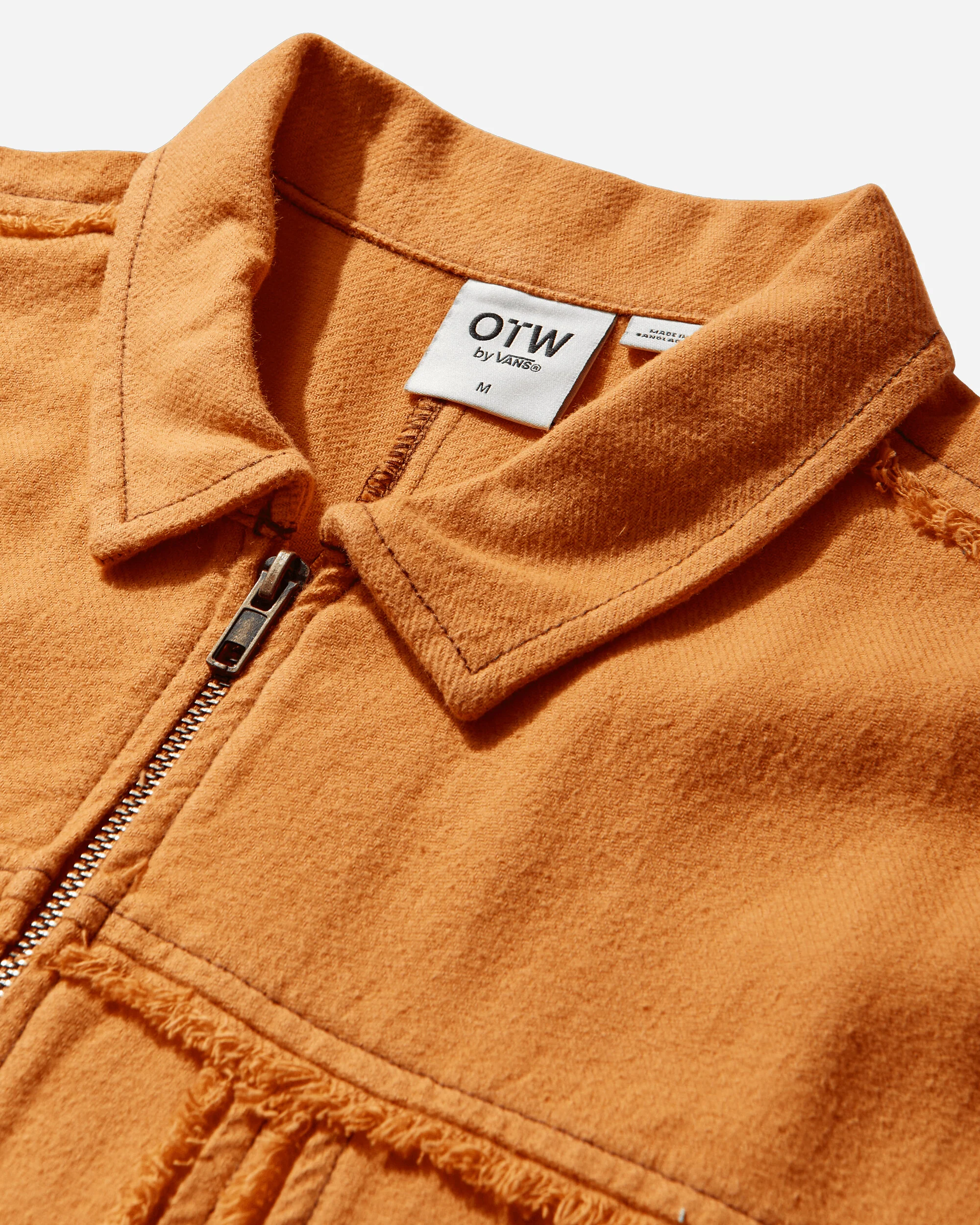 Men's Double Edge Shortsleeve Shirt Sunset Orange - Image 3