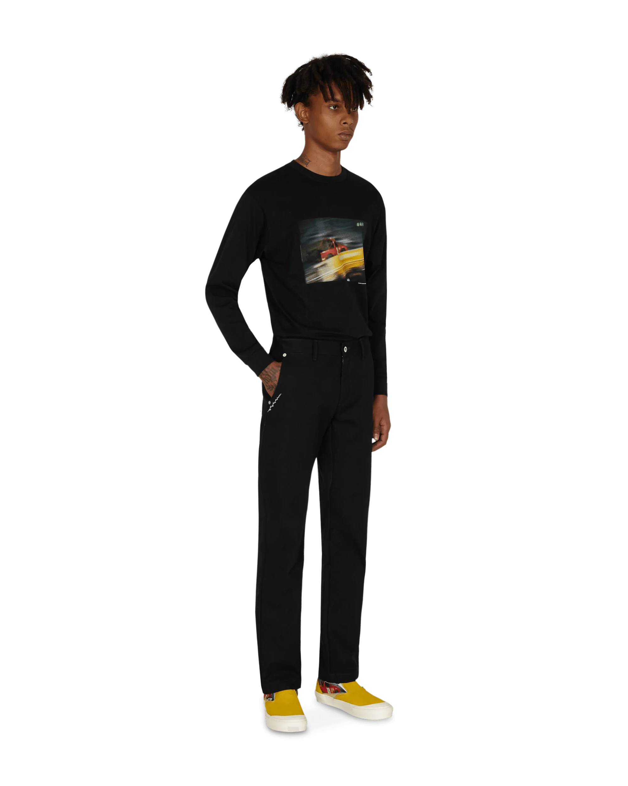 Slam Jam x Julian Klincewicz Longsleeve T-Shirt Black - Image 5