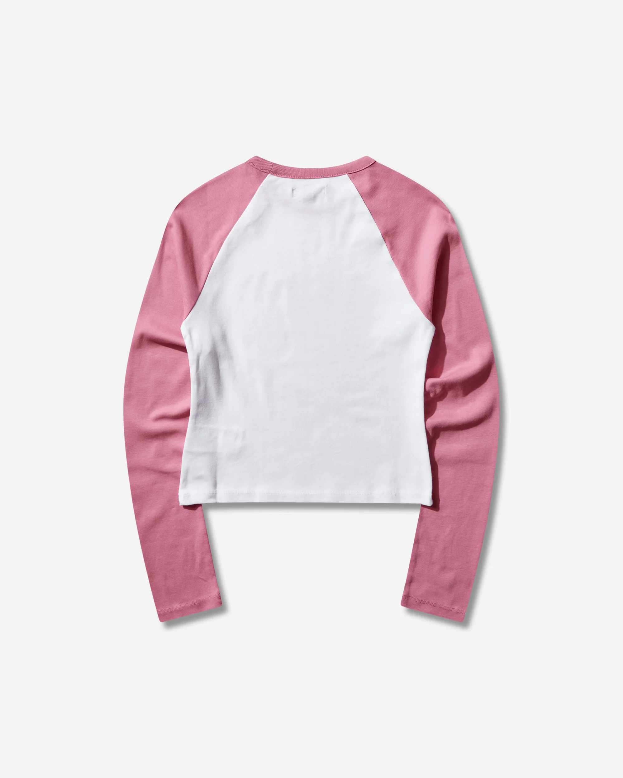 Women's Y2K Star Raglan Longsleeve T-Shirt Pink Fizz - Image 2