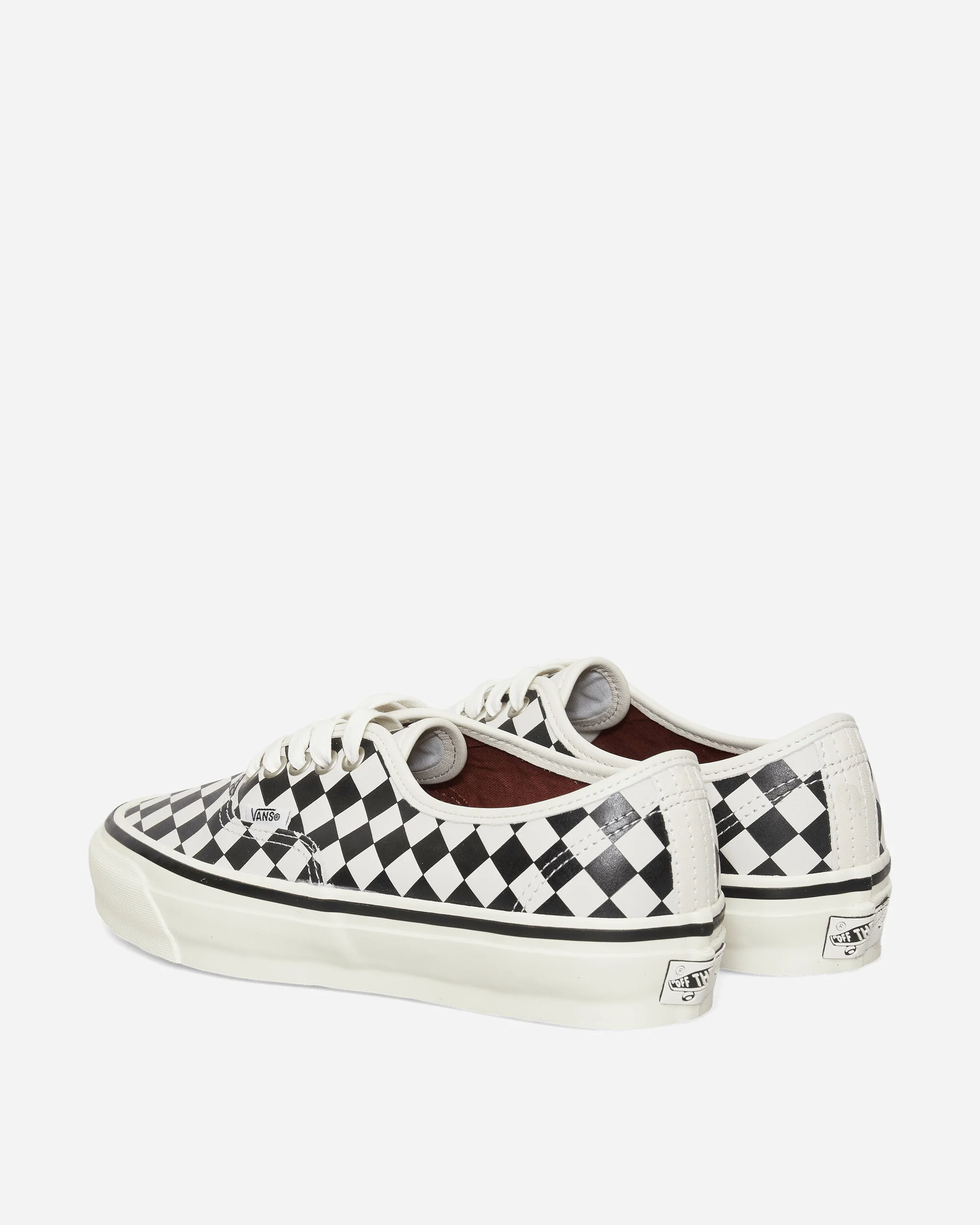 Authentic 44 Diamond Check Sneakers Black / White - Image 4