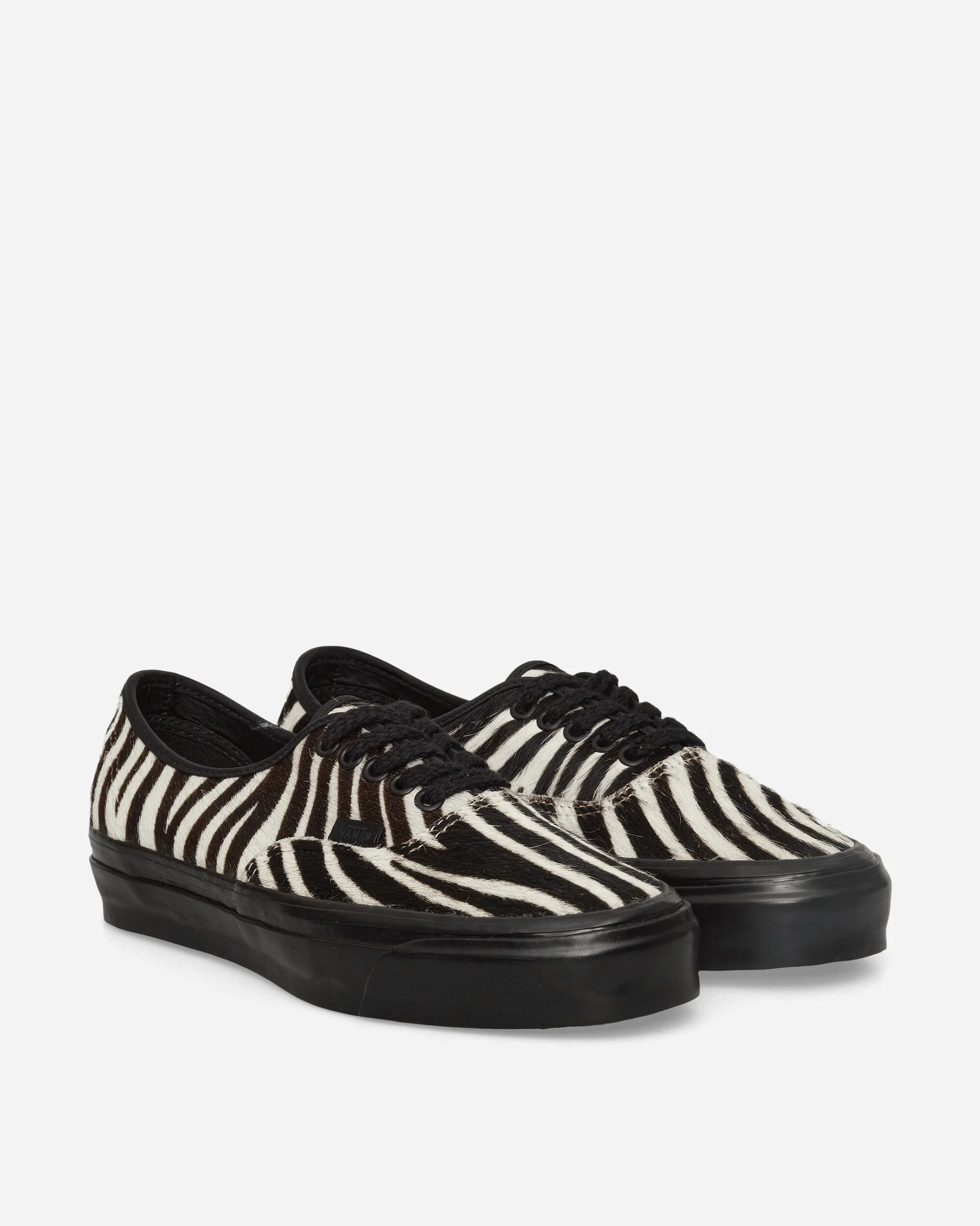Life is Unfair Authentic 44 LX Pony Hair Sneakers Zebra - Image 2