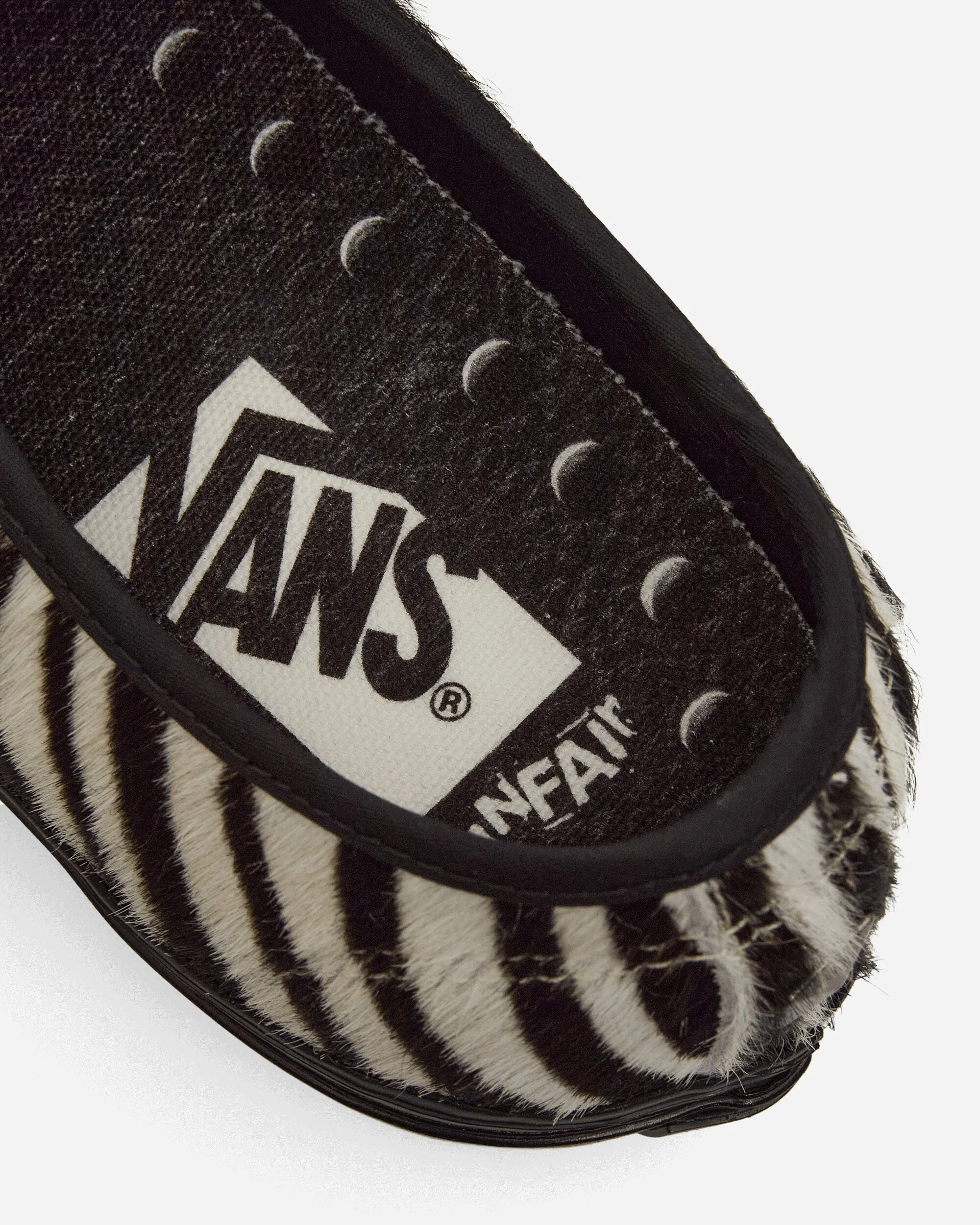 Life is Unfair Authentic 44 LX Pony Hair Sneakers Zebra - Image 6