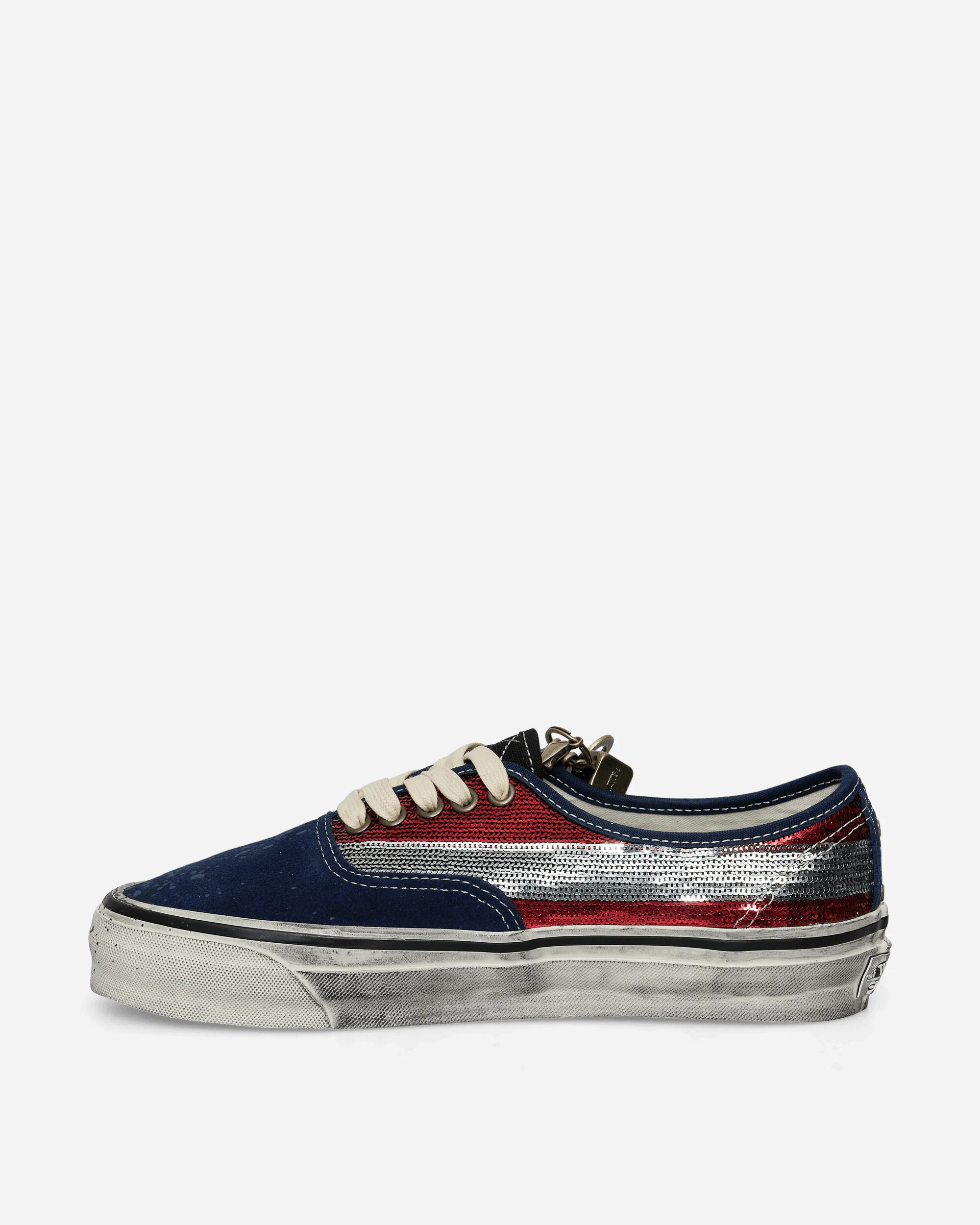 Premium Authentic 44 Sneakers Red / Navy - Image 3