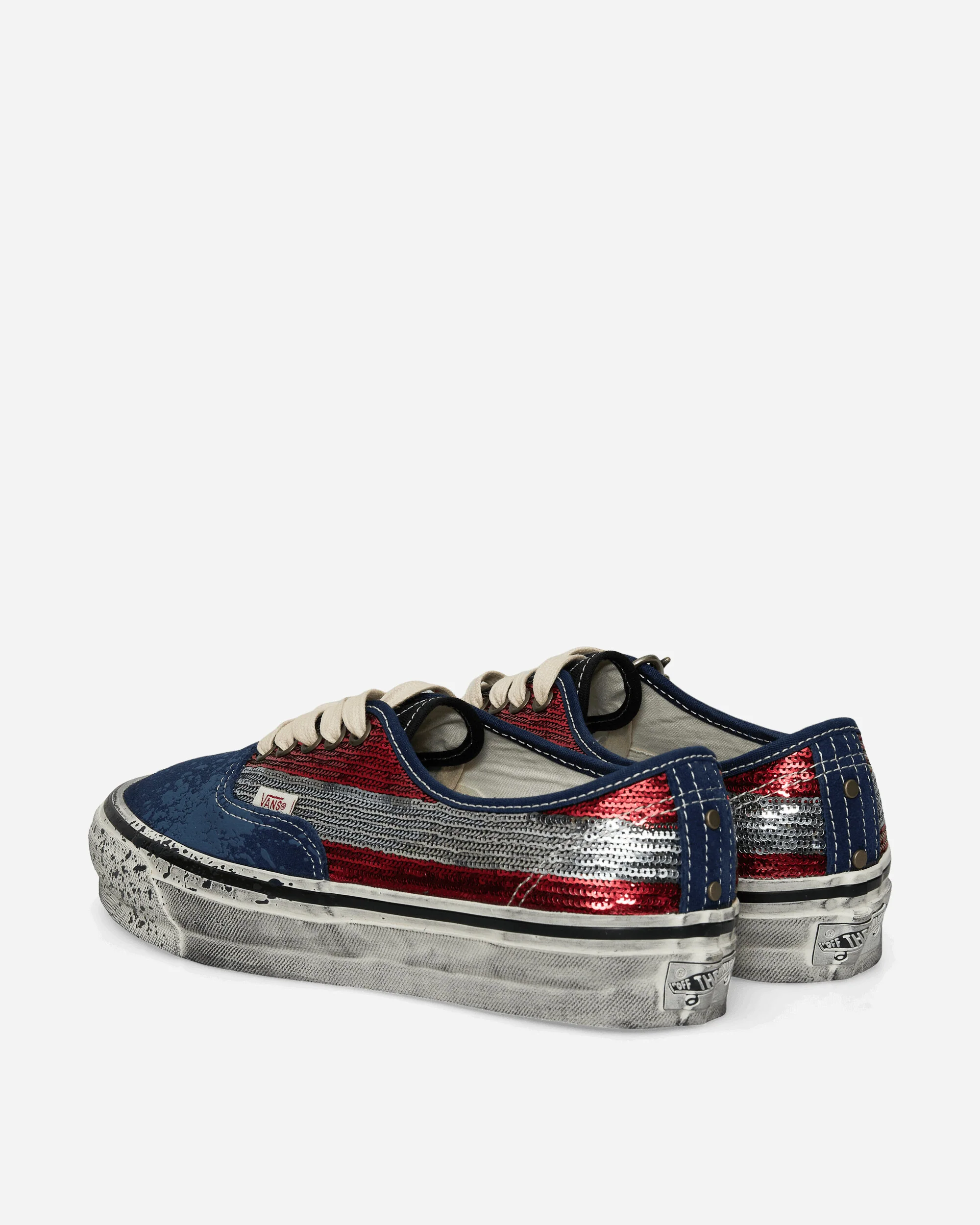 Premium Authentic 44 Sneakers Red / Navy - Image 4