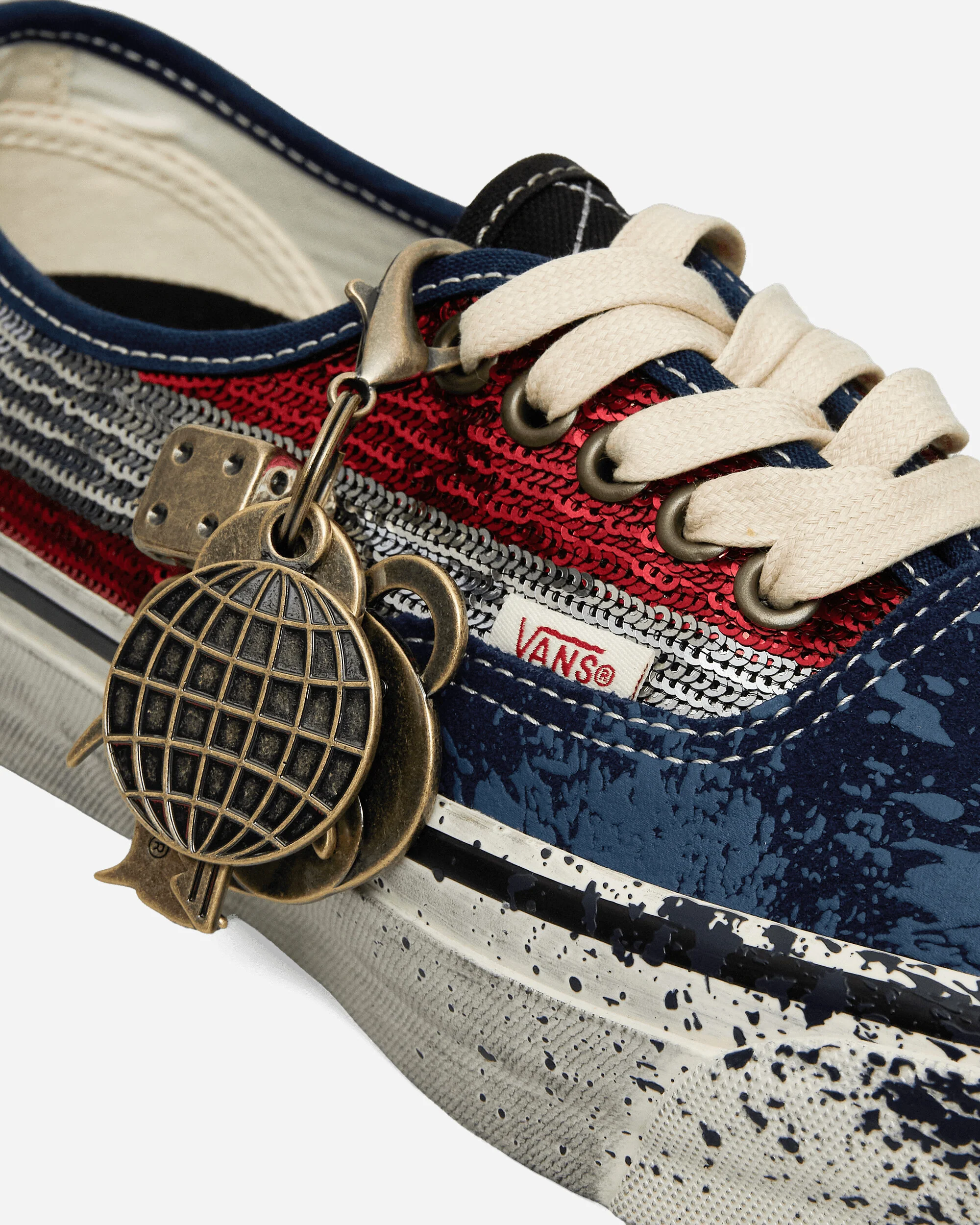 Premium Authentic 44 Sneakers Red / Navy - Image 6