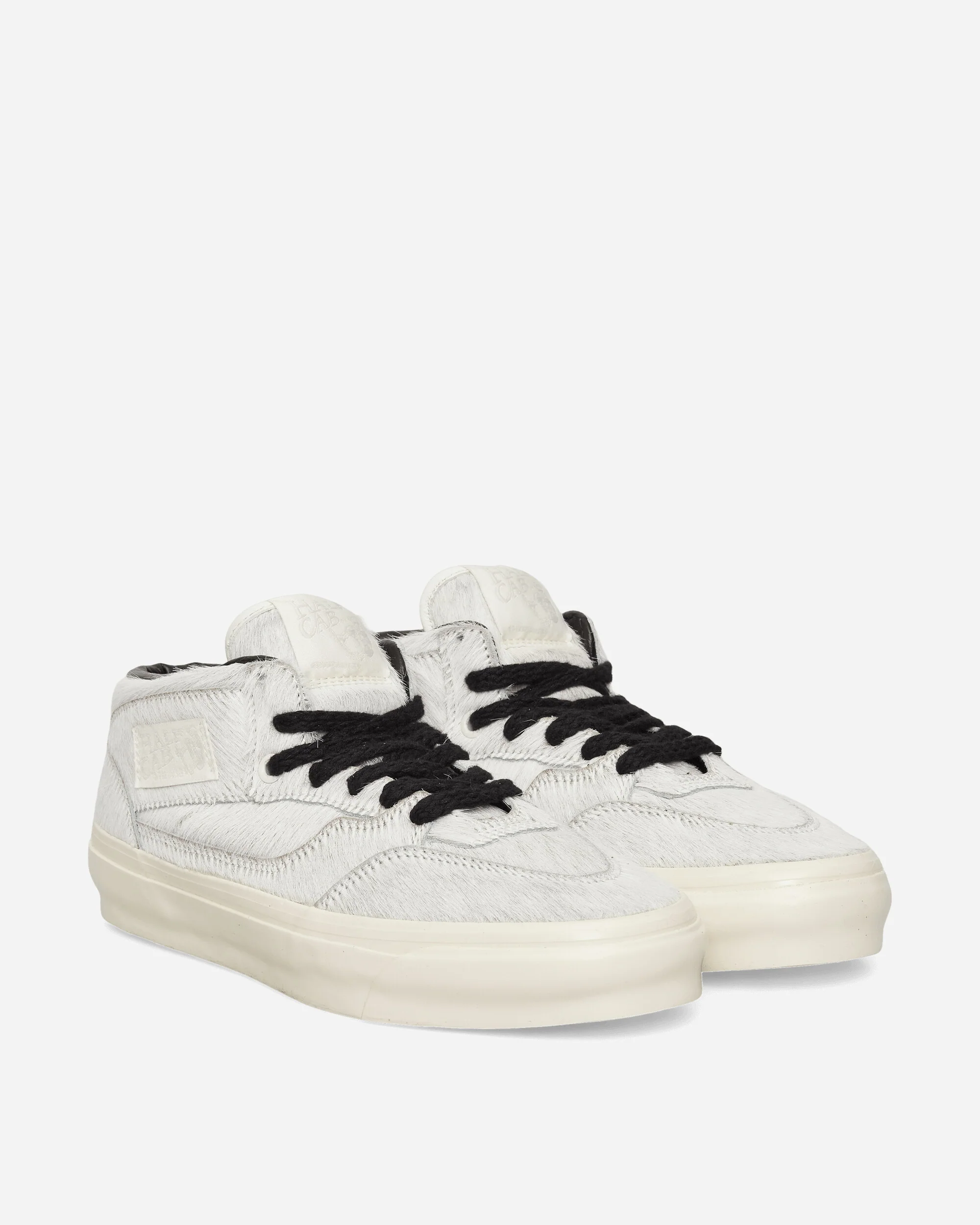 Life is Unfair Half Cab 33 LX Pony Hair Sneakers Marshmallow / Black - Image 2