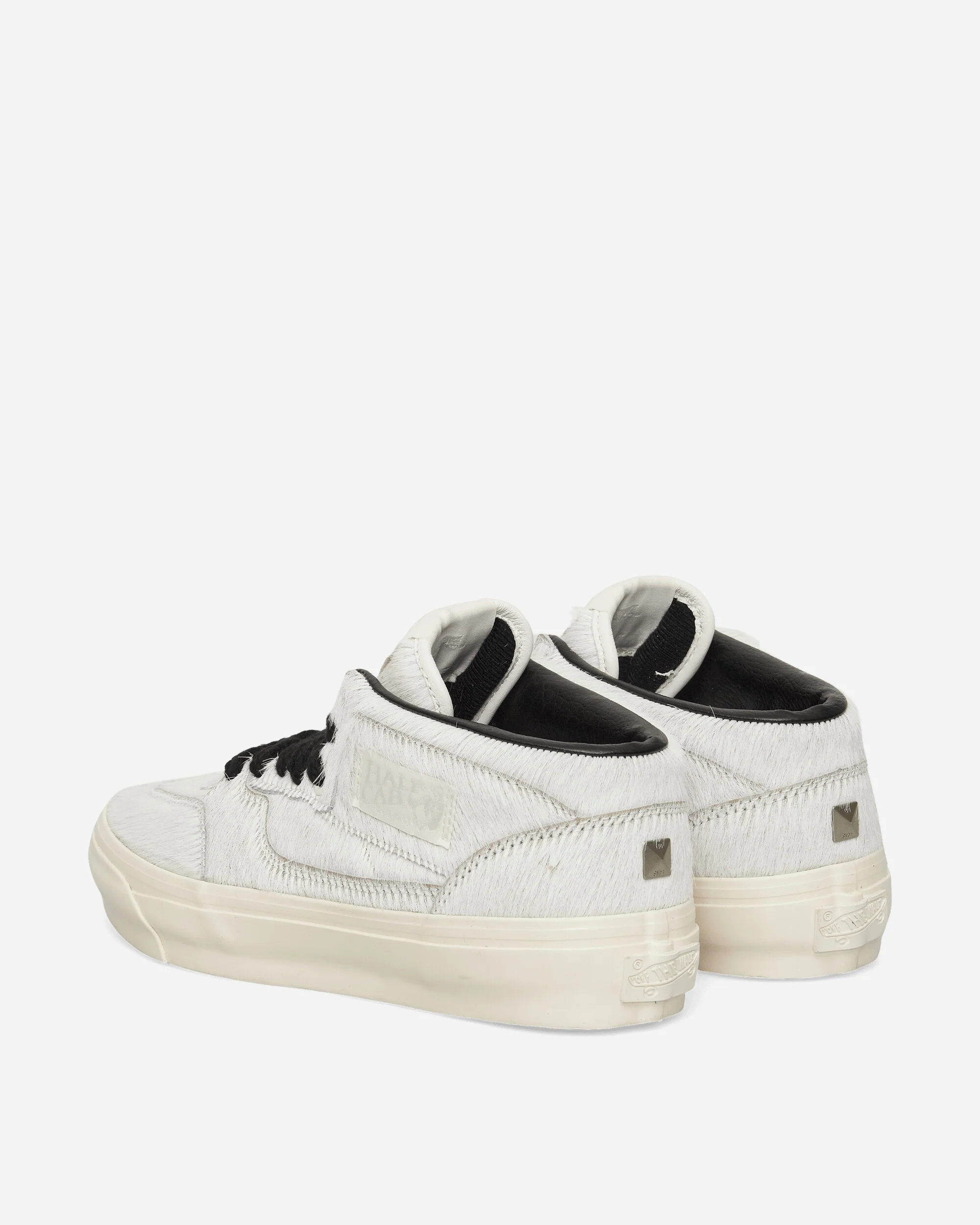 Life is Unfair Half Cab 33 LX Pony Hair Sneakers Marshmallow / Black - Image 4