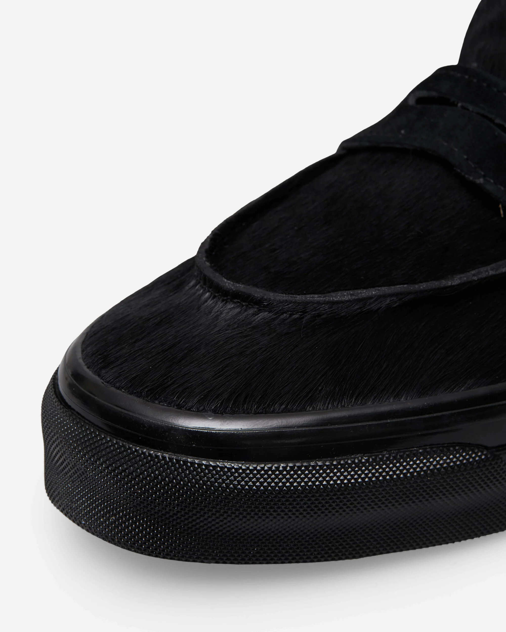 Premium Pony Hair Loafers Black - Image 7