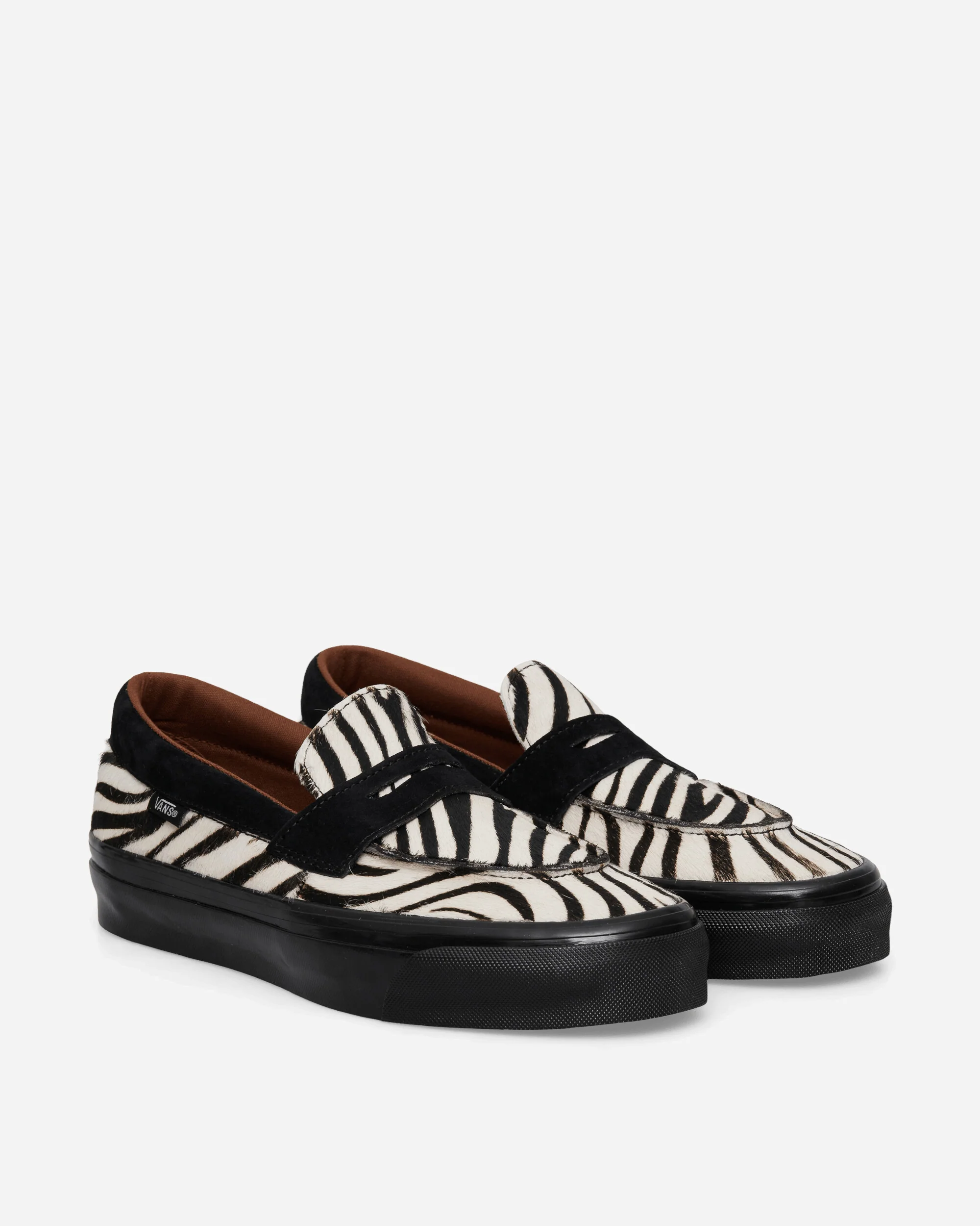 Premium Pony Hair Loafers Zebra - Image 2