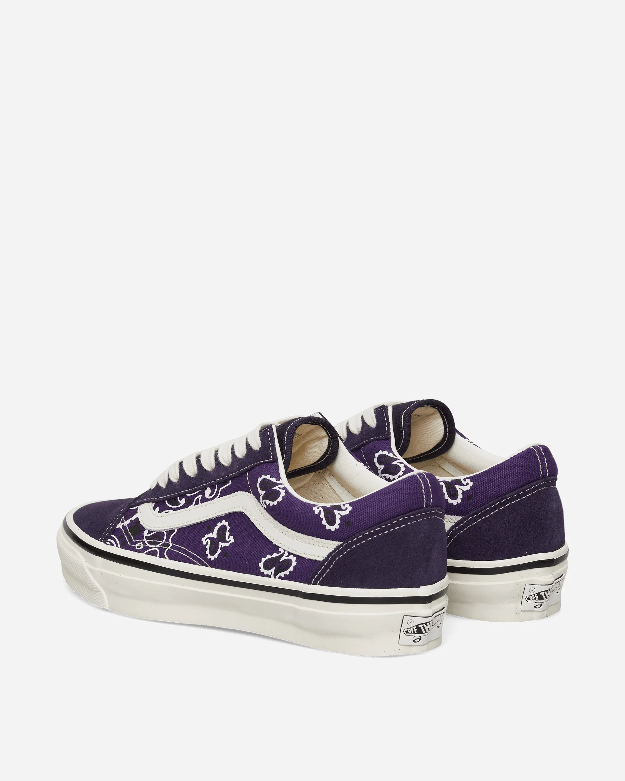 Premium Old Skool Bandana Sneakers Plum - Image 4