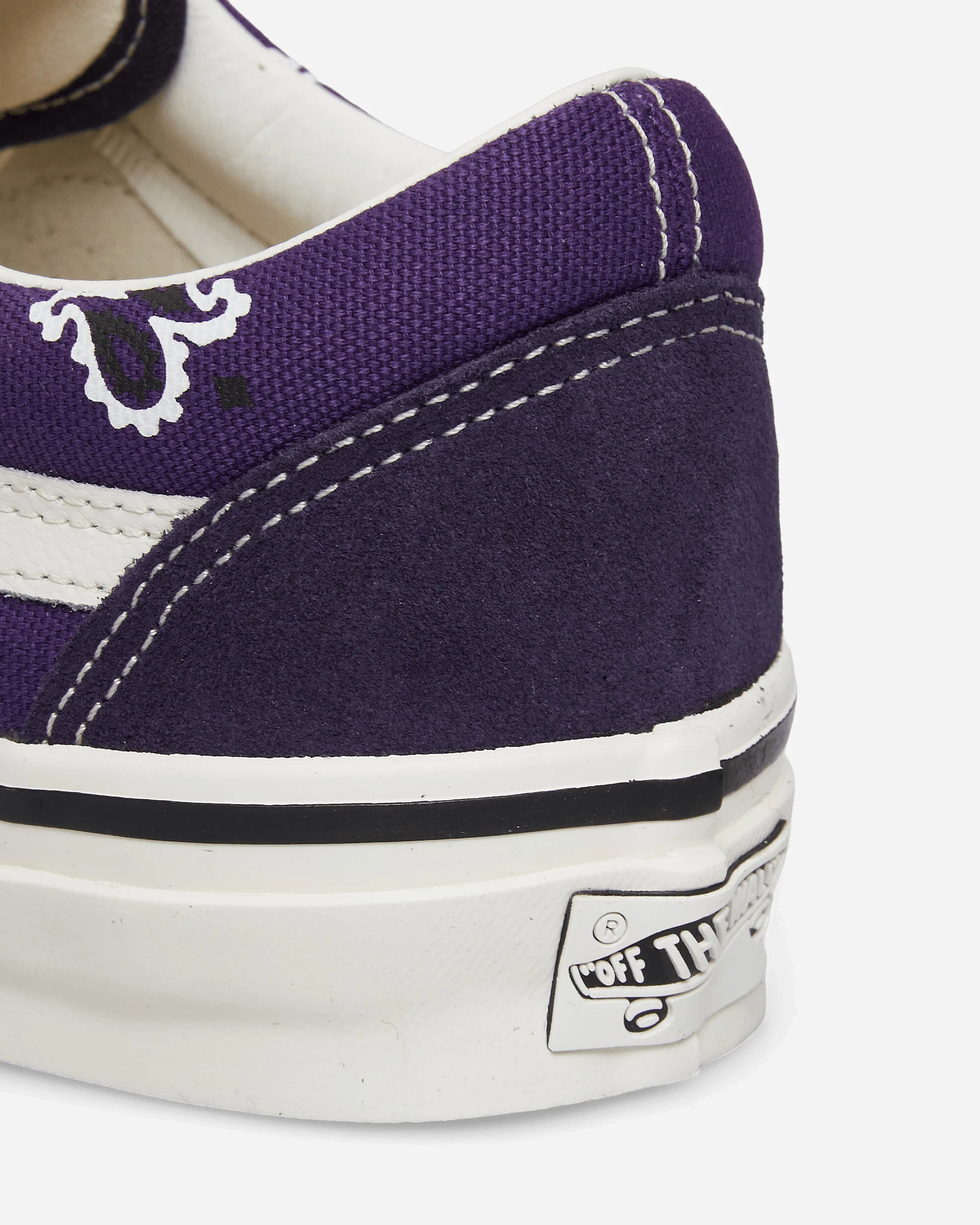 Premium Old Skool Bandana Sneakers Plum - Image 6
