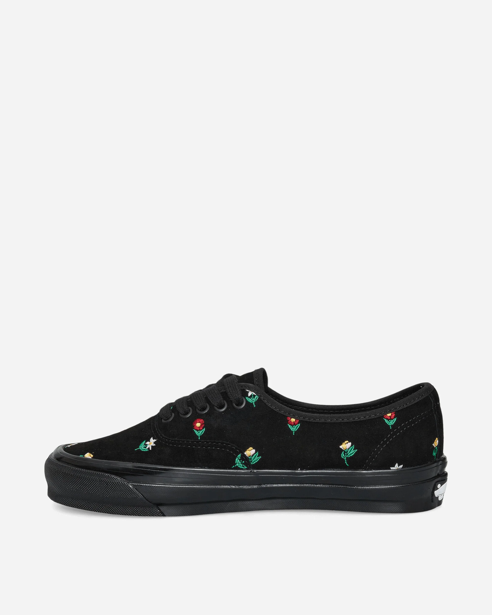 Authentic 44 Embroidery Sneakers Flower Print Black - Image 3