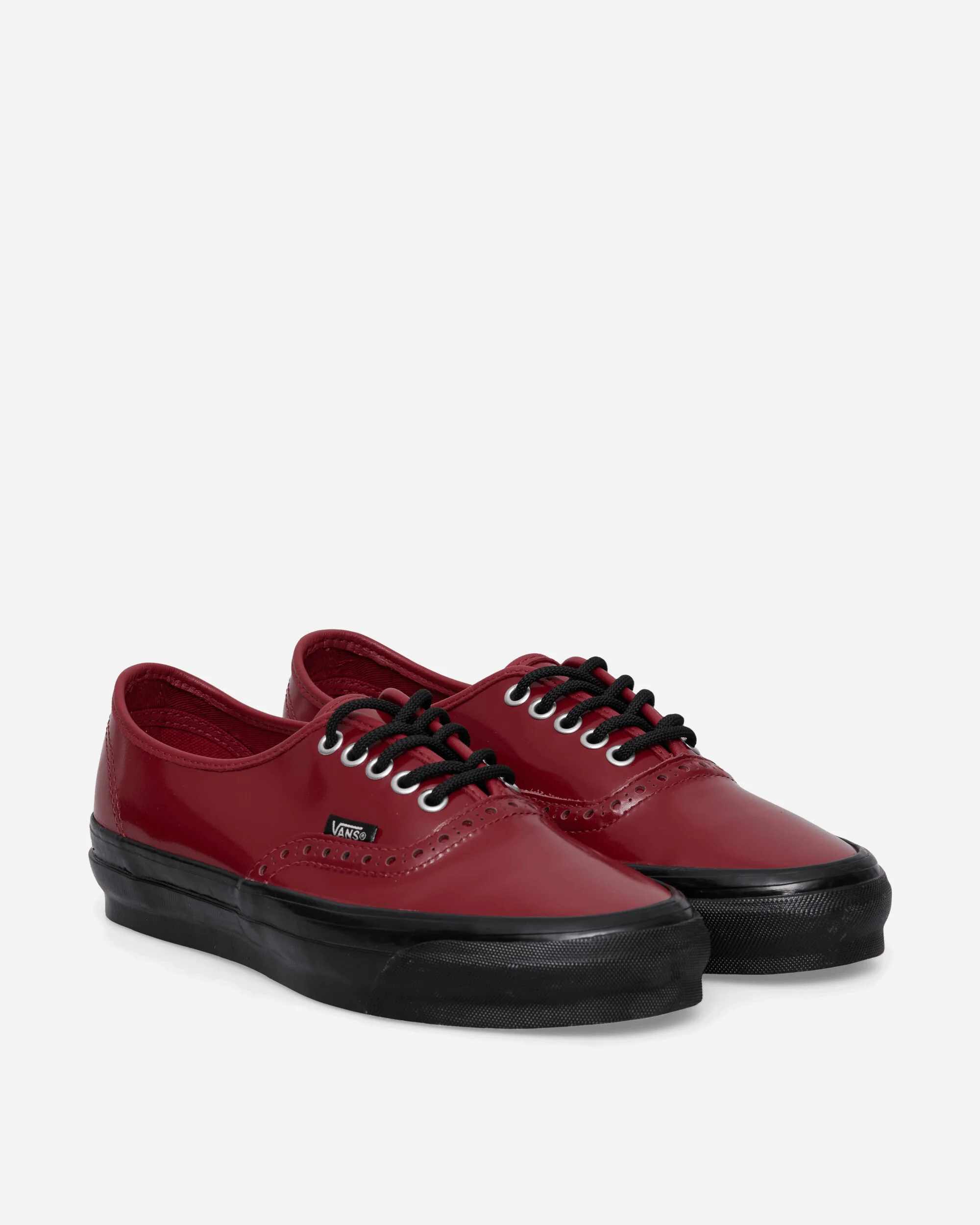 Authentic 44 Siped Vibram Sneakers Bordeaux - Image 2