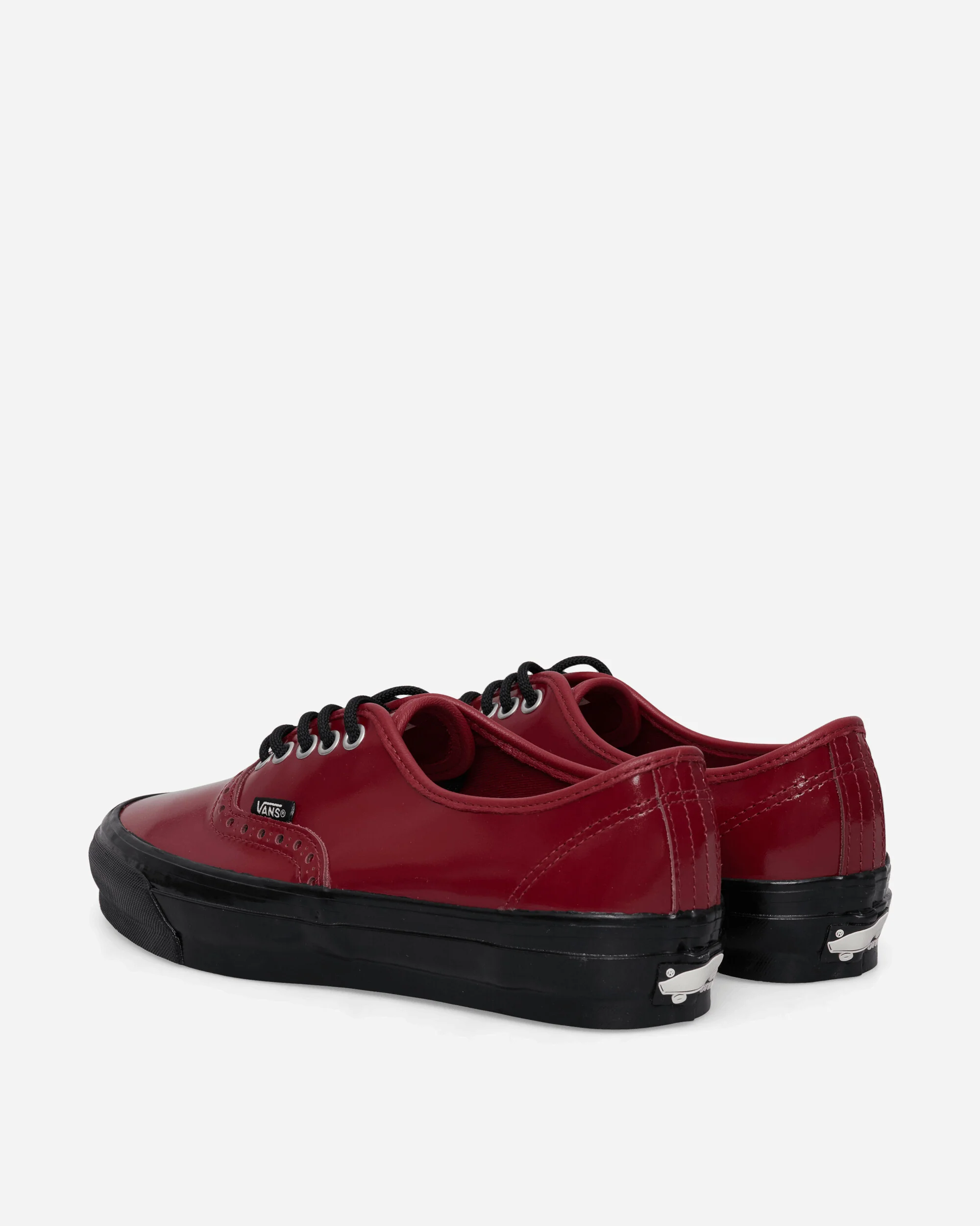 Authentic 44 Siped Vibram Sneakers Bordeaux - Image 4