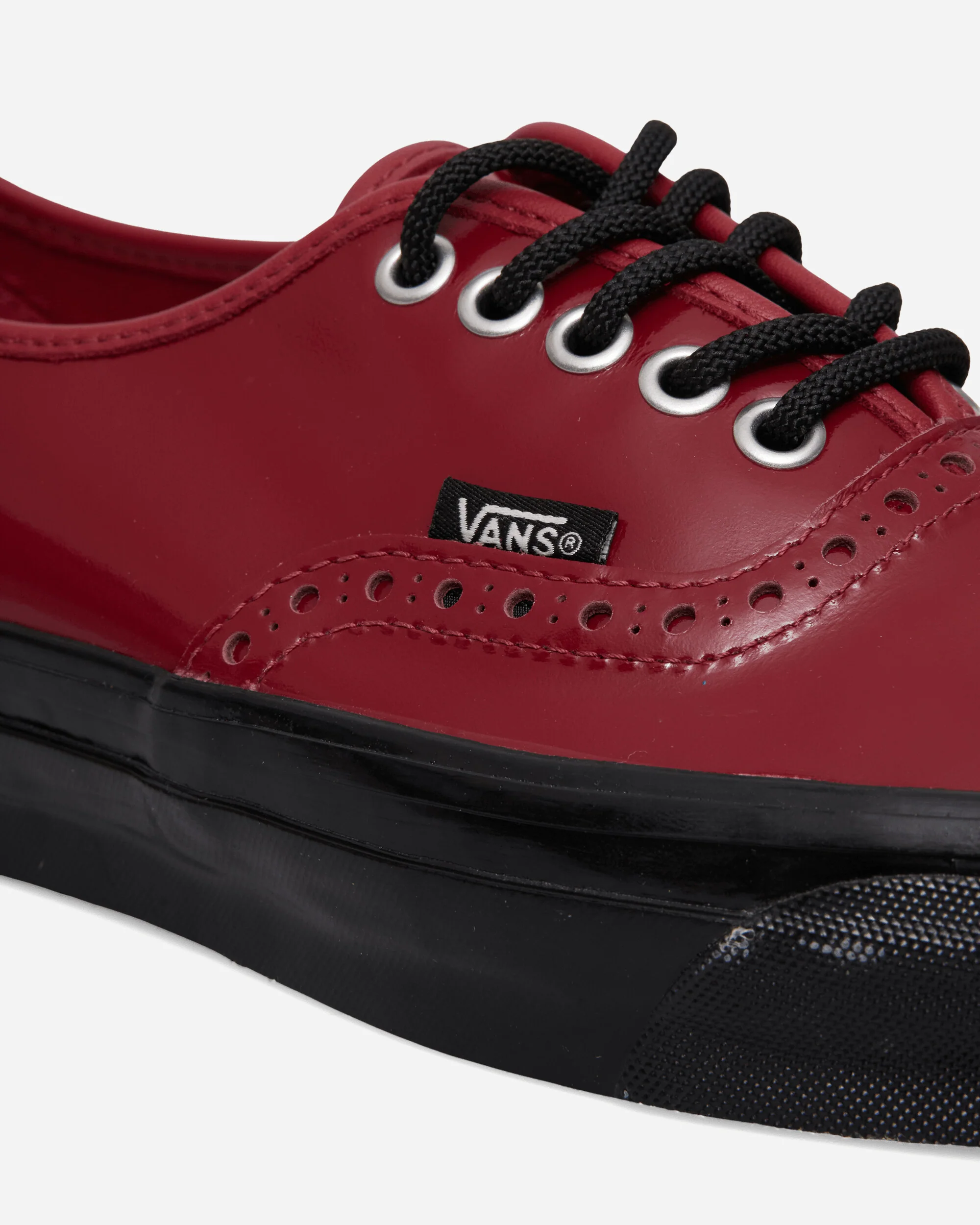 Authentic 44 Siped Vibram Sneakers Bordeaux - Image 6