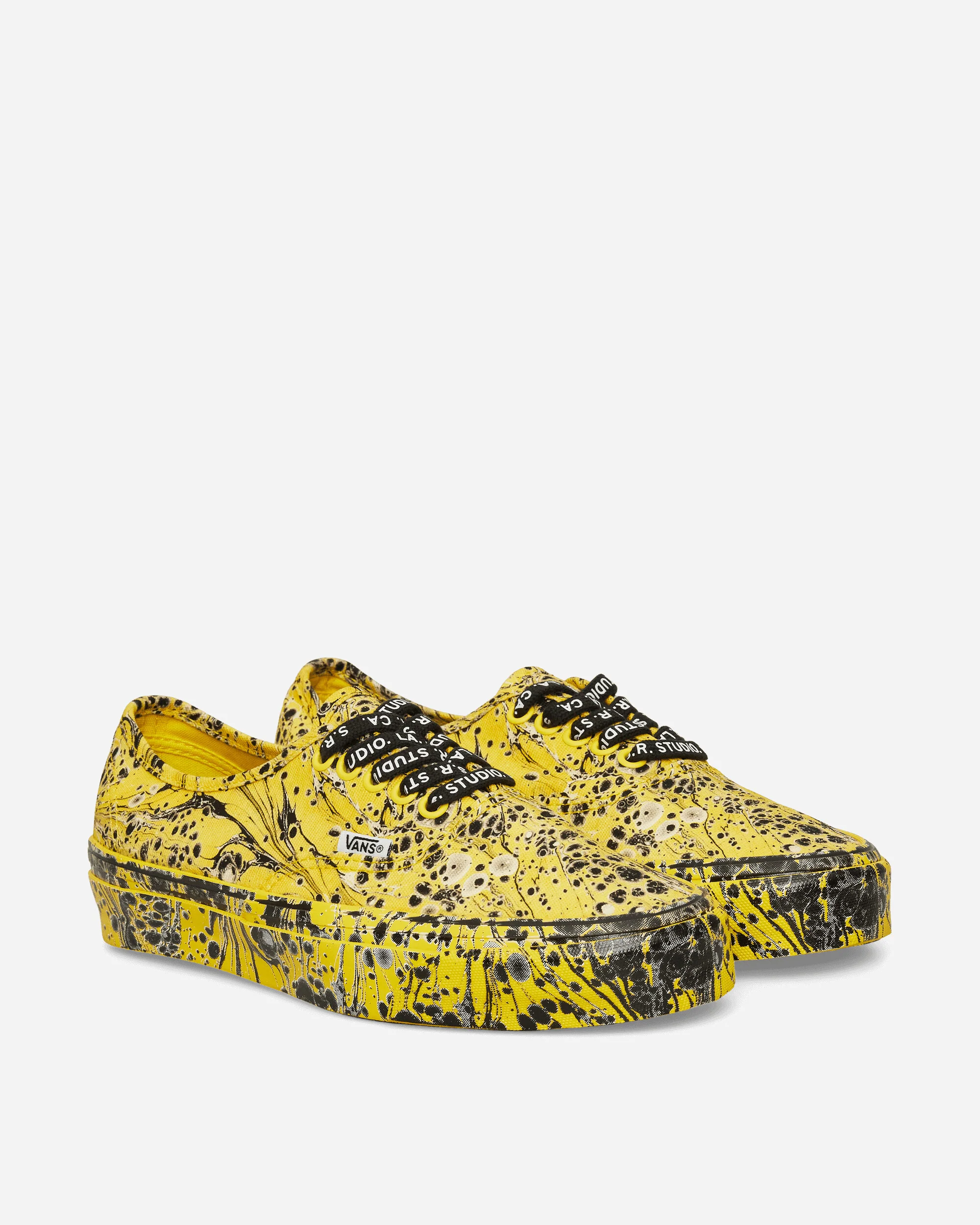 S.R. STUDIO LA.CA. Authentic Reissue 44 Vibram Sneakers Marbled / Cyber Yellow - Image 2