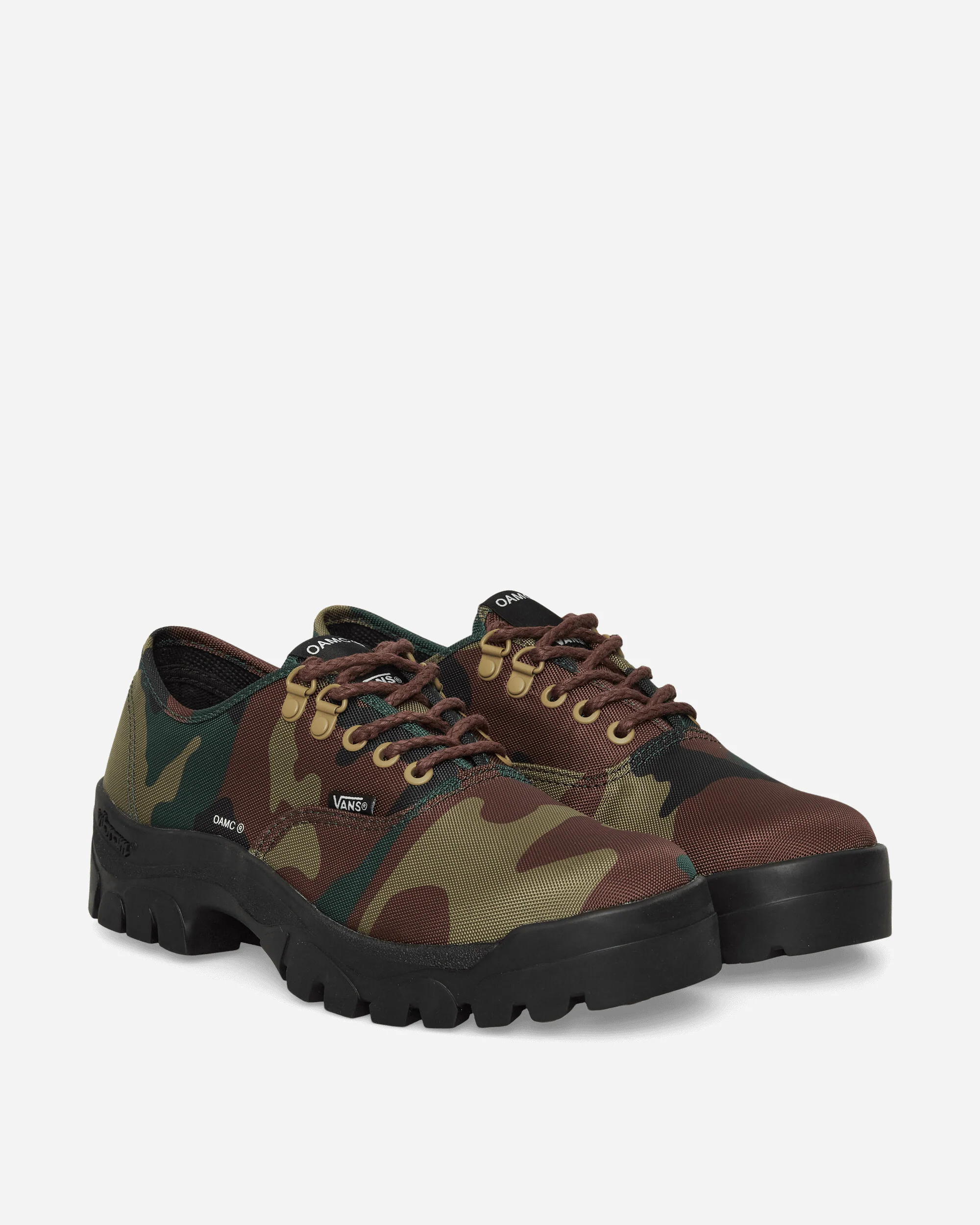 OAMC Authentic Oxford Sneakers Woodland Camo Green - Image 2
