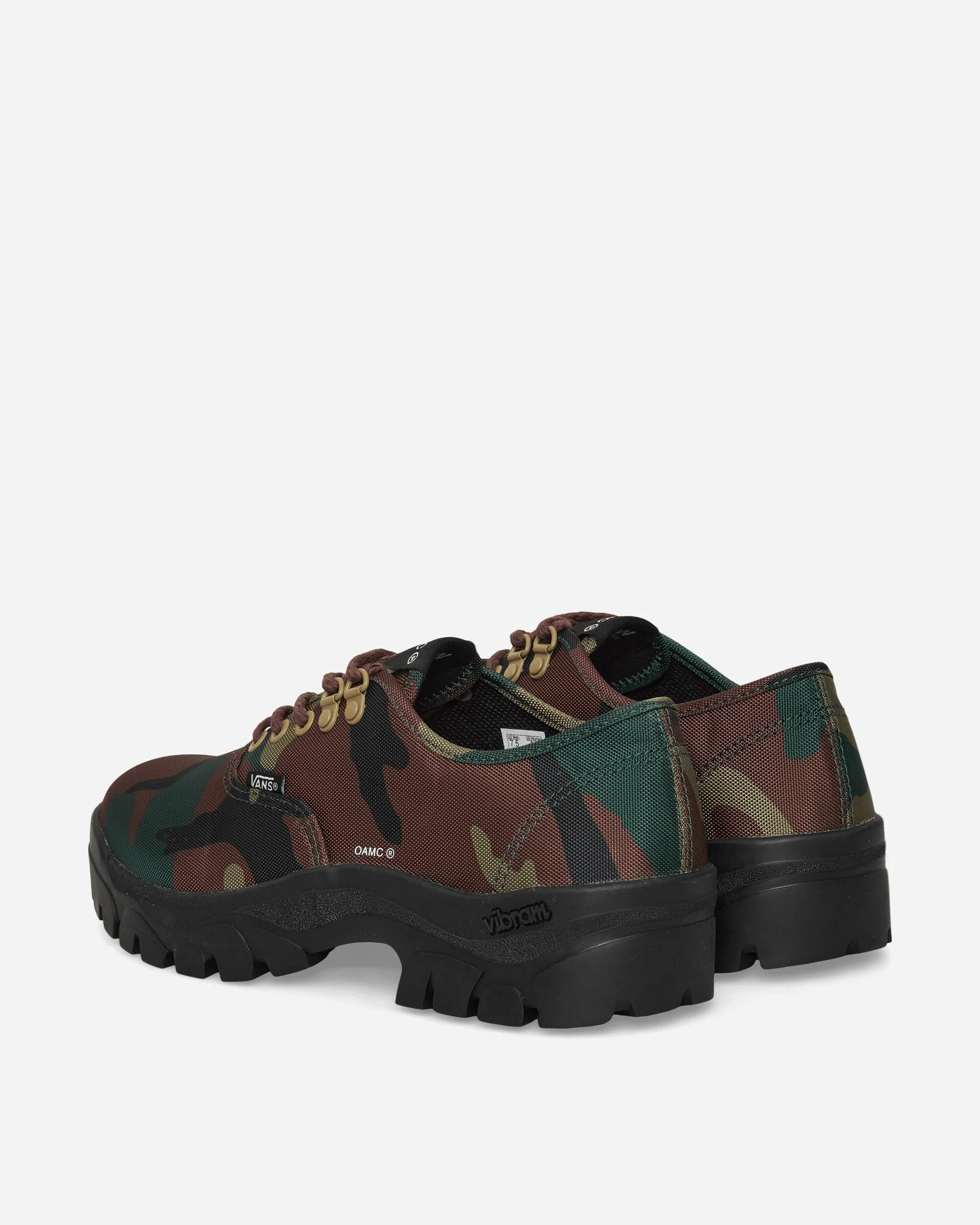 OAMC Authentic Oxford Sneakers Woodland Camo Green - Image 4