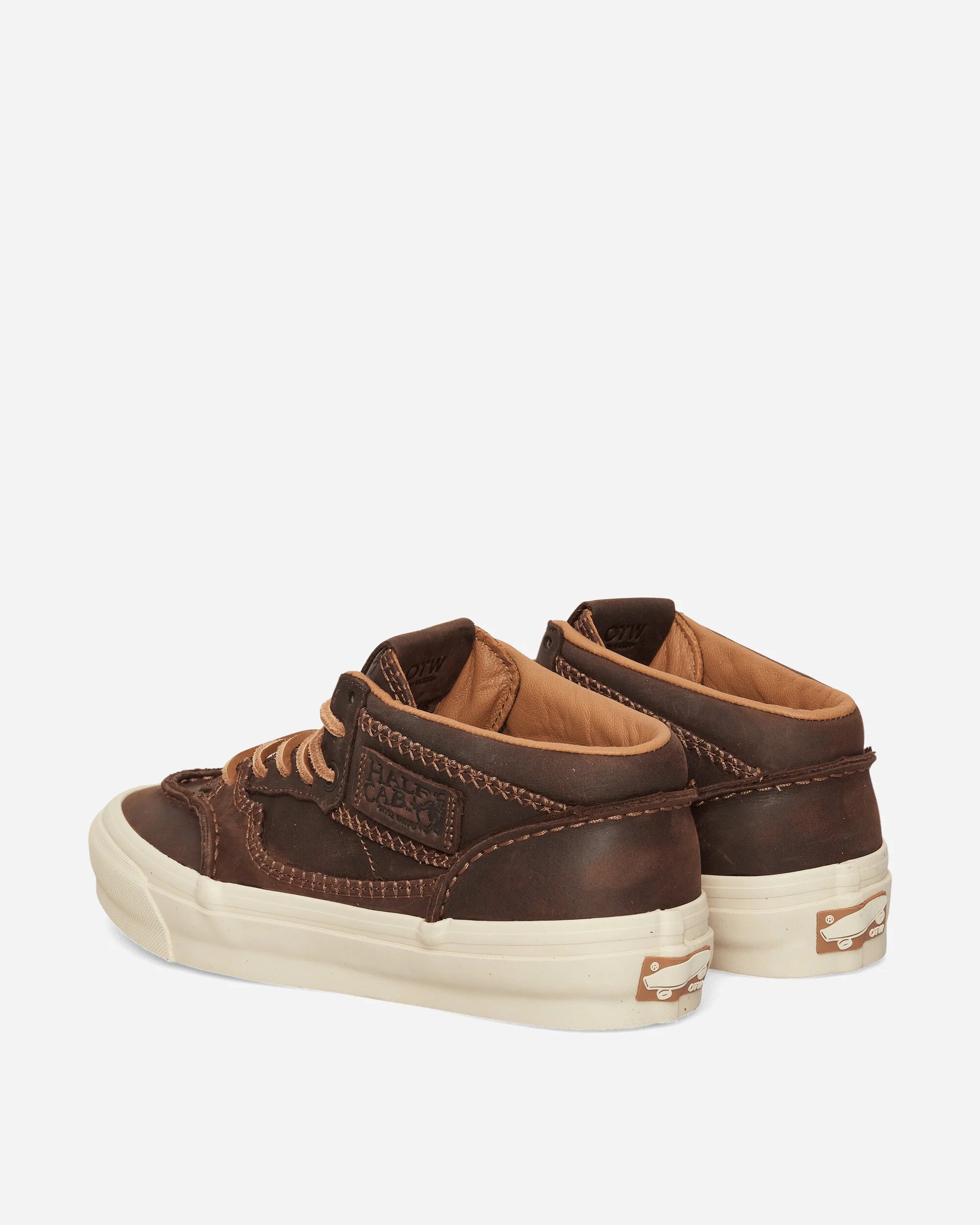 Half Cab 33 Moc Vibram Classic Leather Sneakers Potting Soil - Image 4