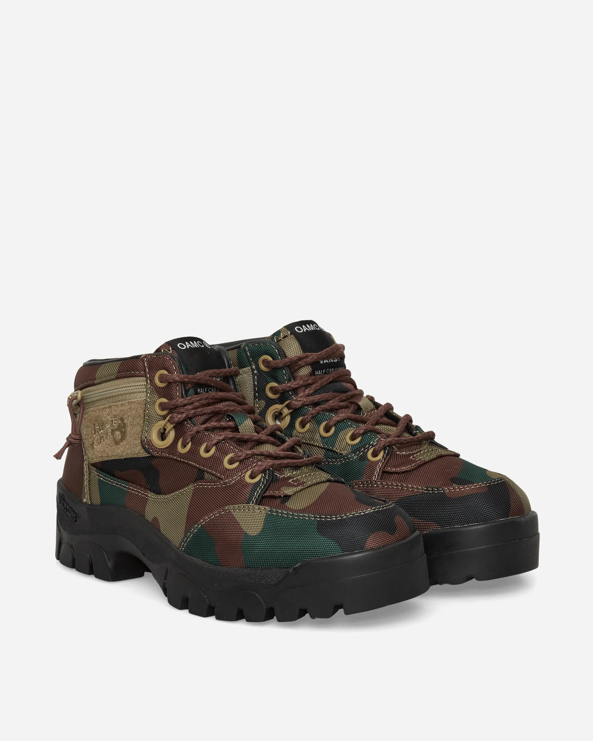 OAMC Half Cab SP Boots Woodland Camo Green - Image 2