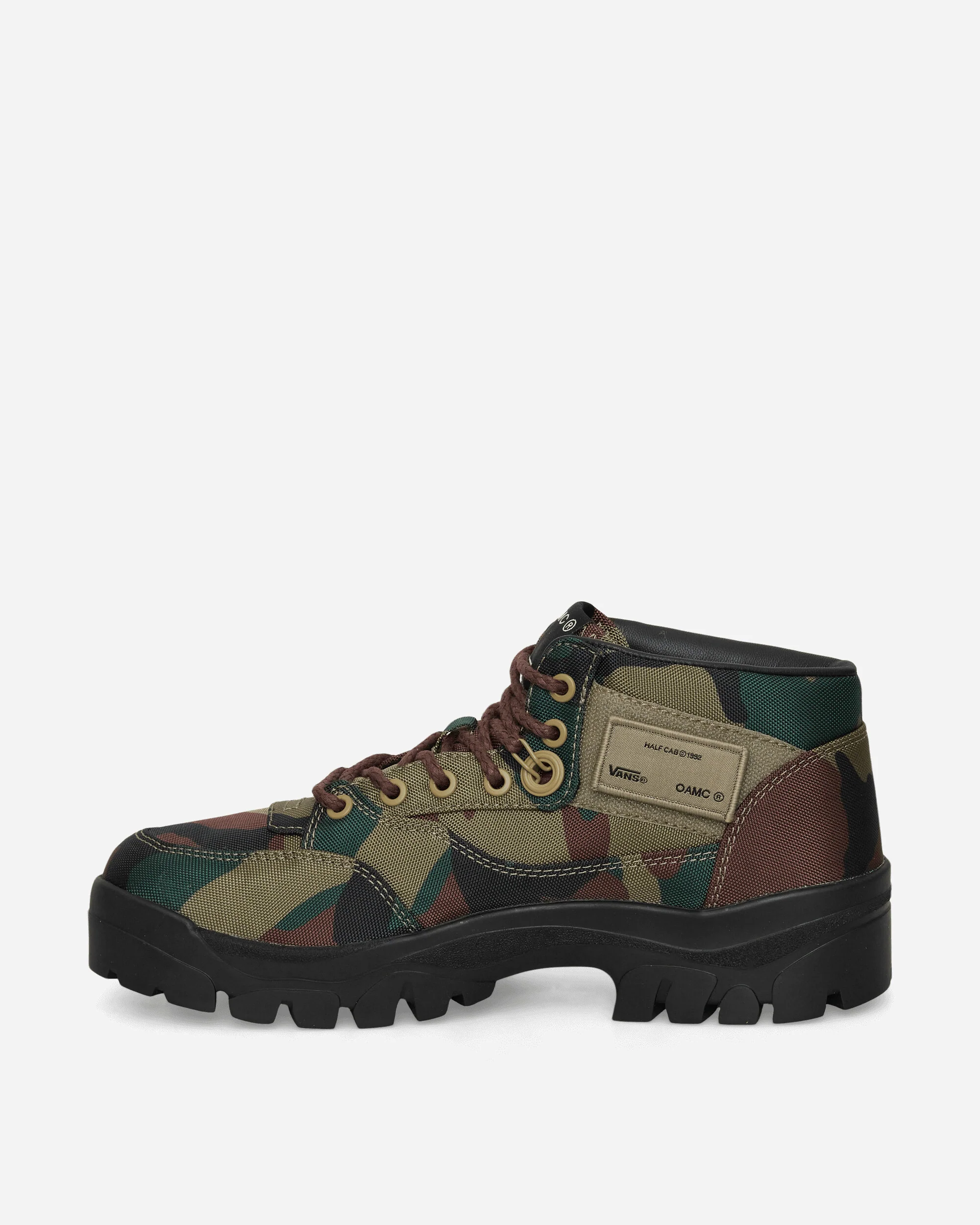 OAMC Half Cab SP Boots Woodland Camo Green - Image 3