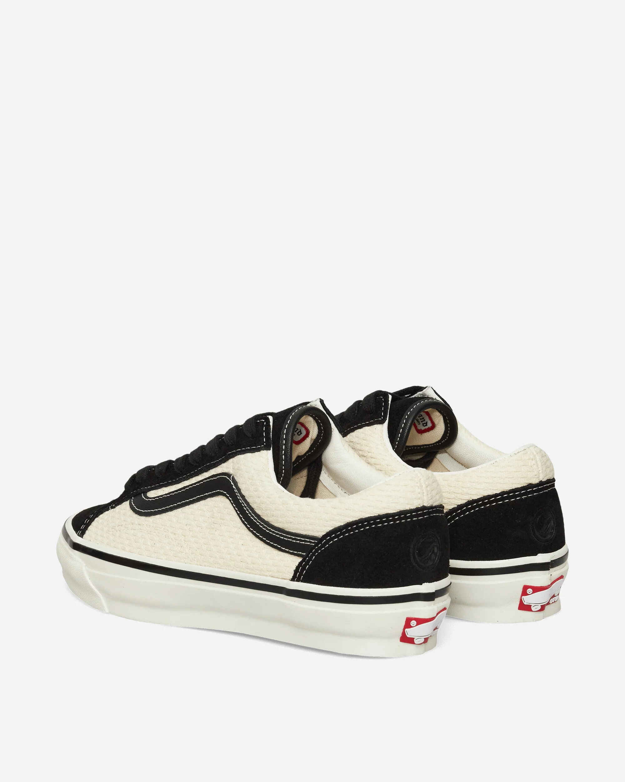 Shoyoroll Old Skool 36 Sneakers Natural Pearl Weave / Black - Image 4