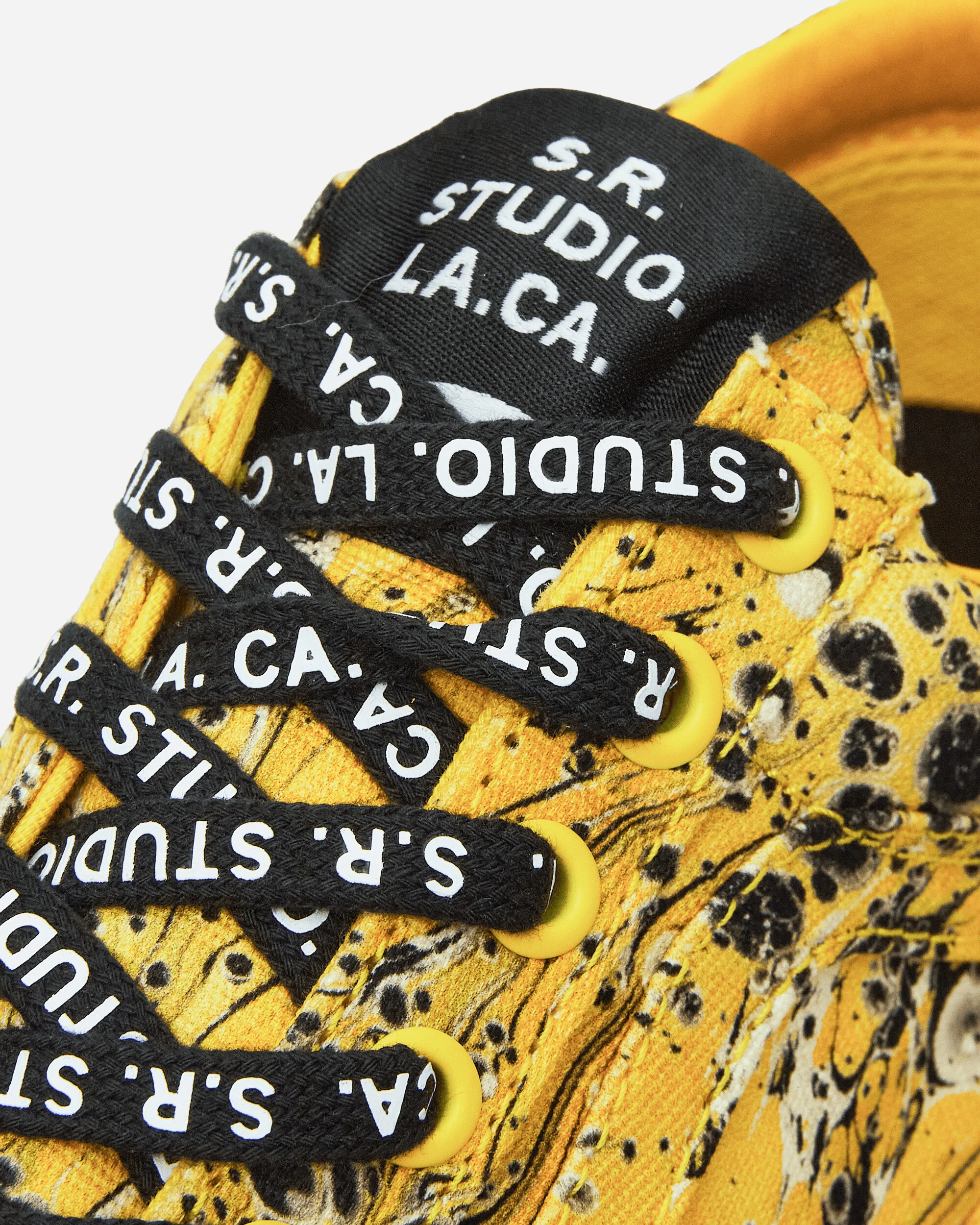 S.R. STUDIO LA.CA. Old Skool Reissue 36 Vibram Sneakers Marbled / Cyber Yellow - Image 6
