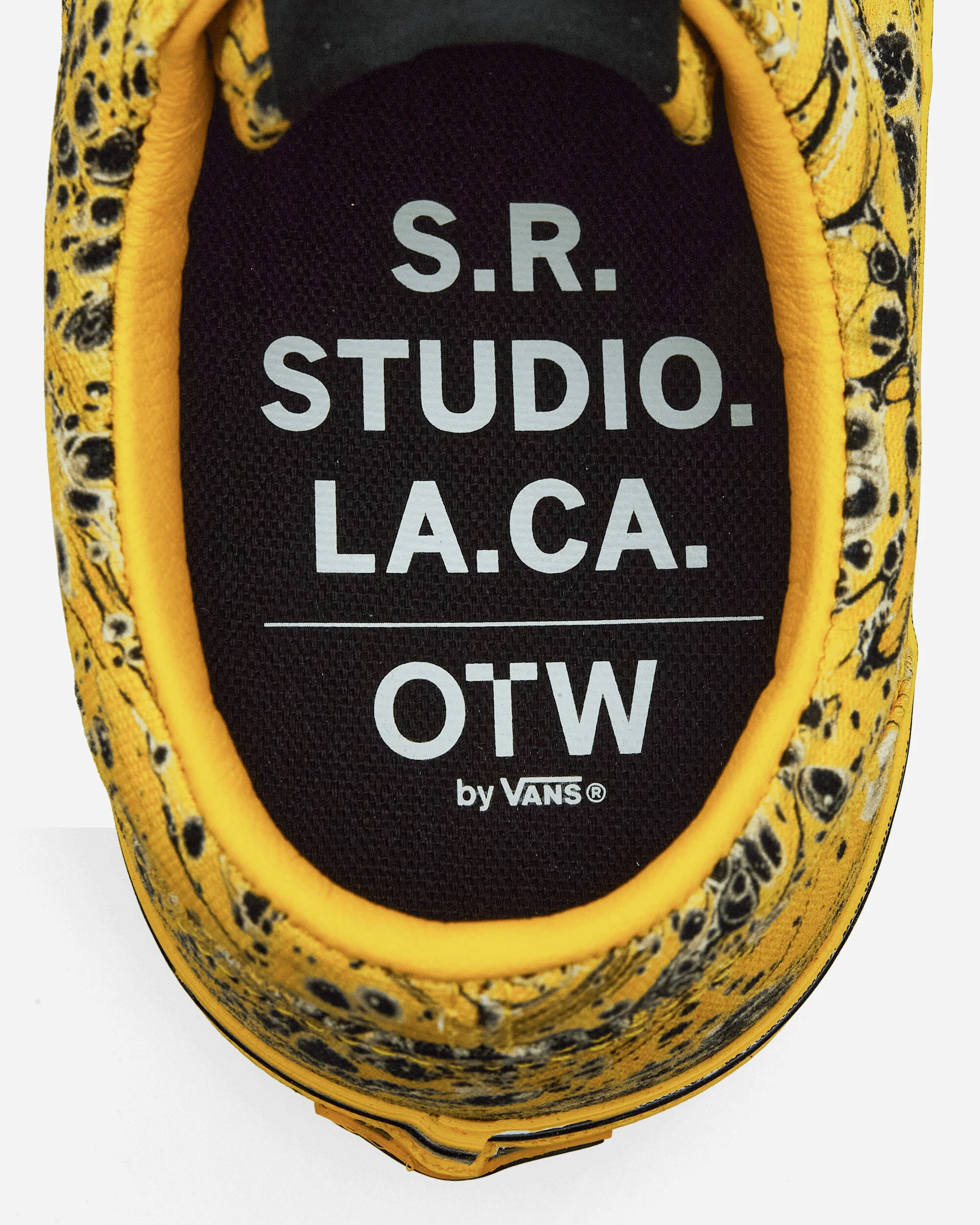 S.R. STUDIO LA.CA. Old Skool Reissue 36 Vibram Sneakers Marbled / Cyber Yellow - Image 7