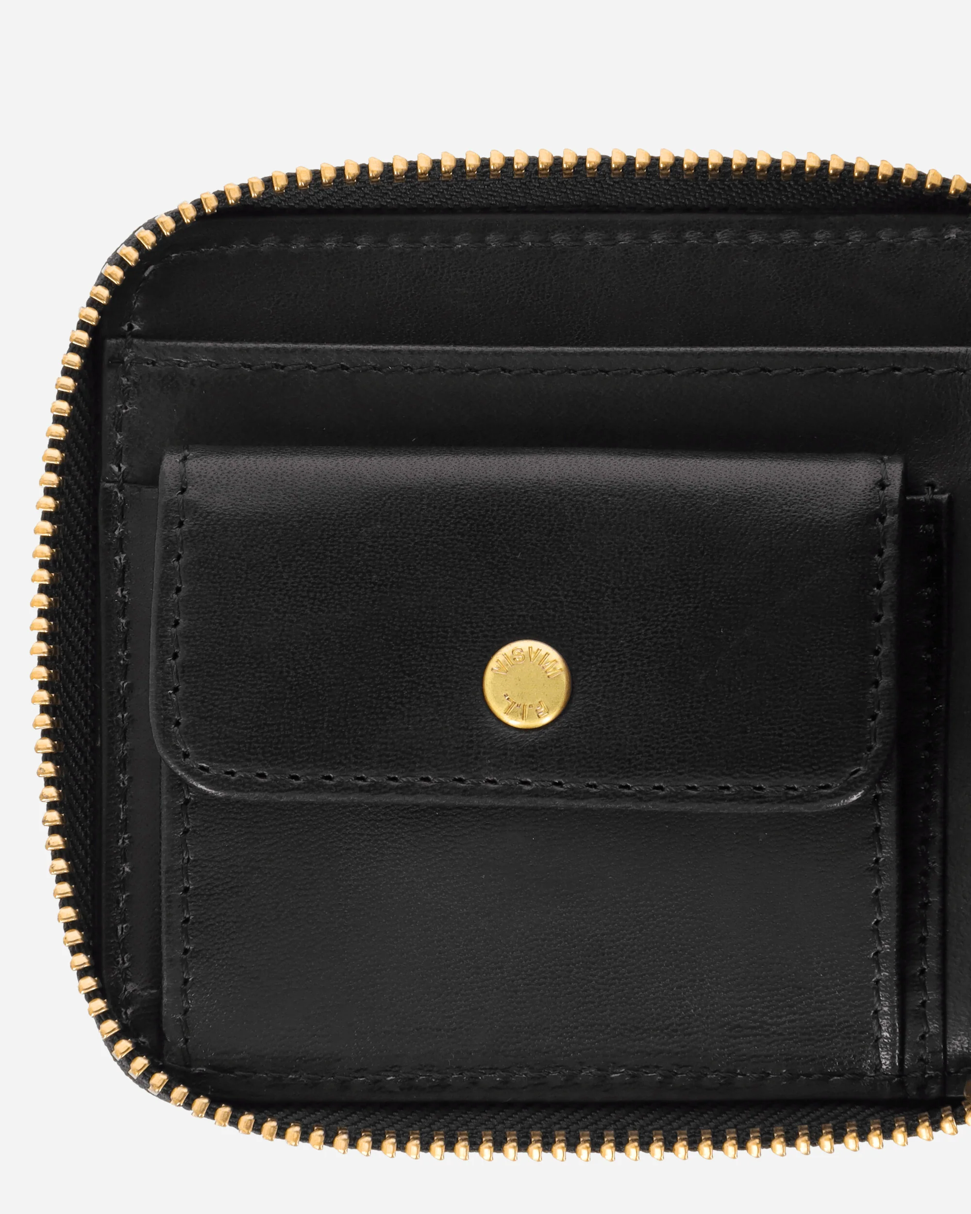 Leather Bi-Fold Wallet Black - Image 5
