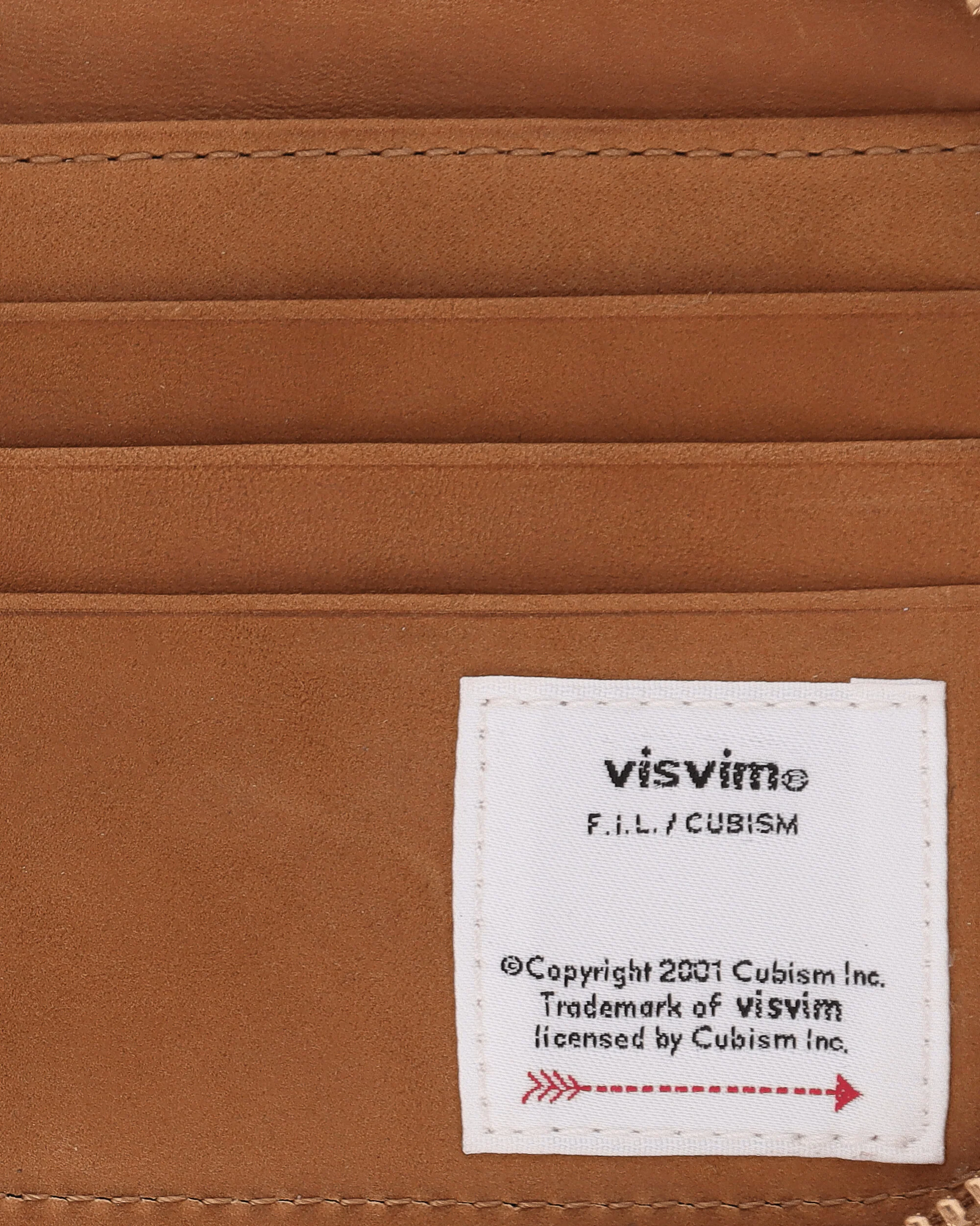 Leather Bi-Fold Wallet Camel - Image 5