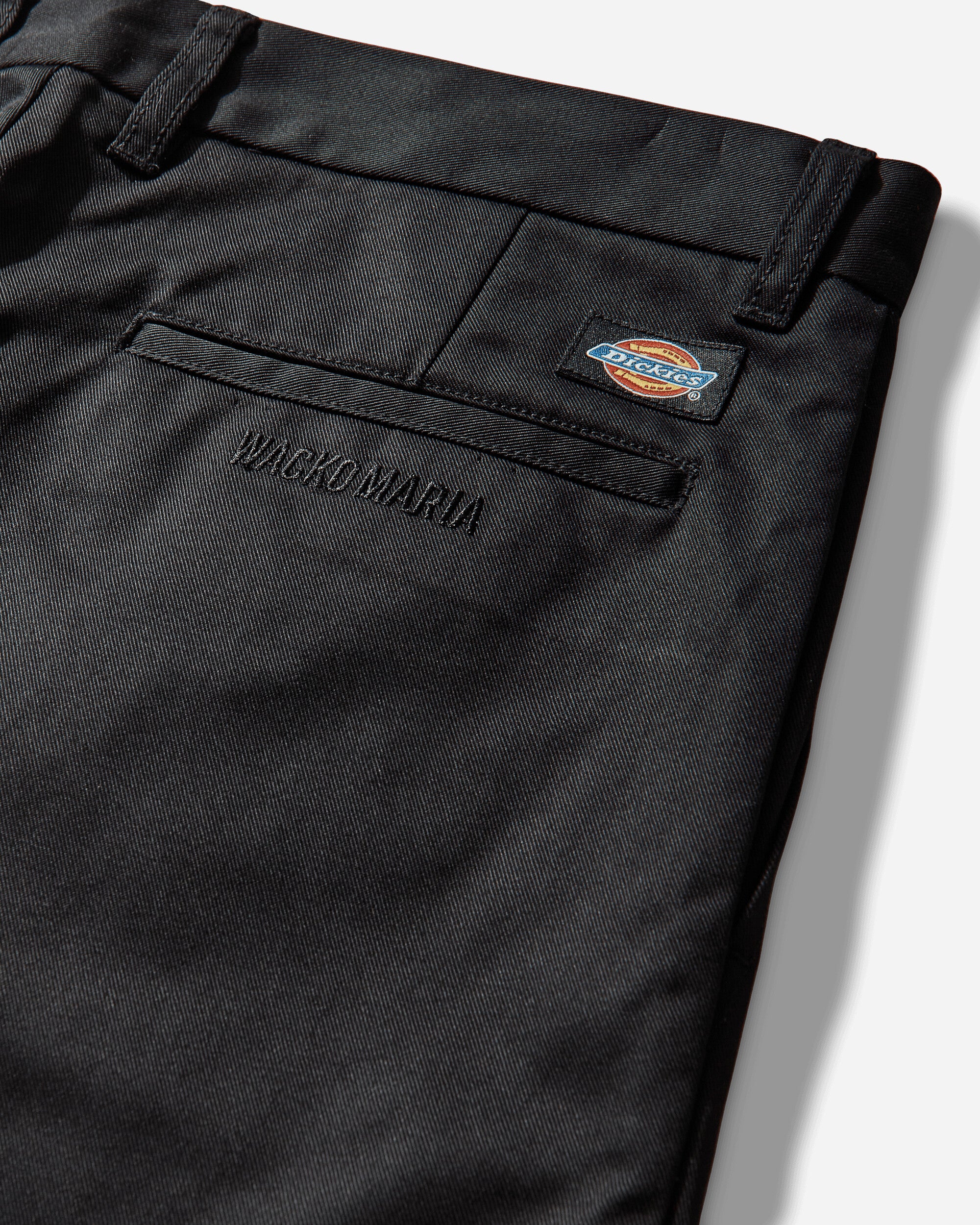 Men's Dickies Pleated Trousers Black - Image 3