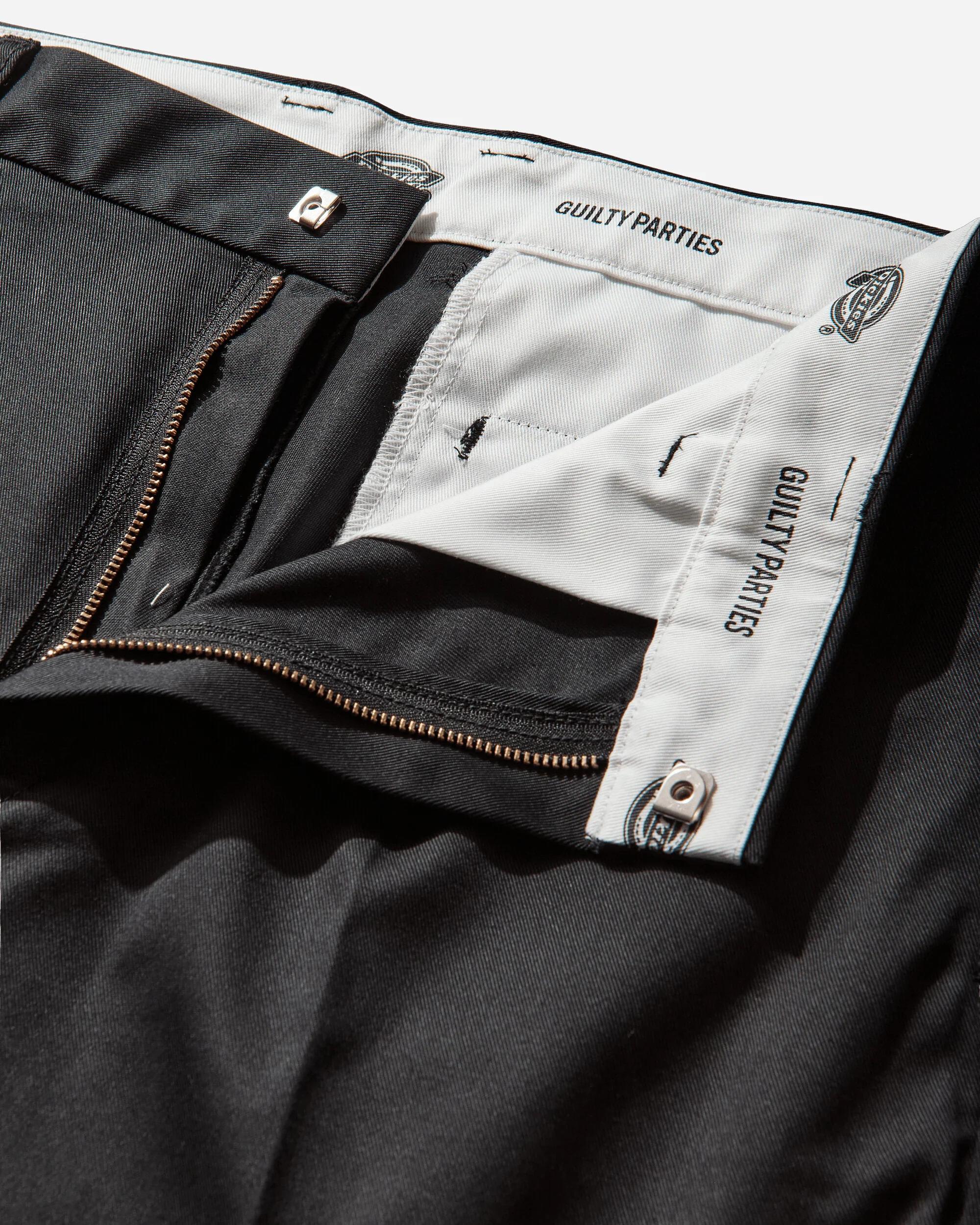 Men's Dickies Pleated Trousers Black - Image 4