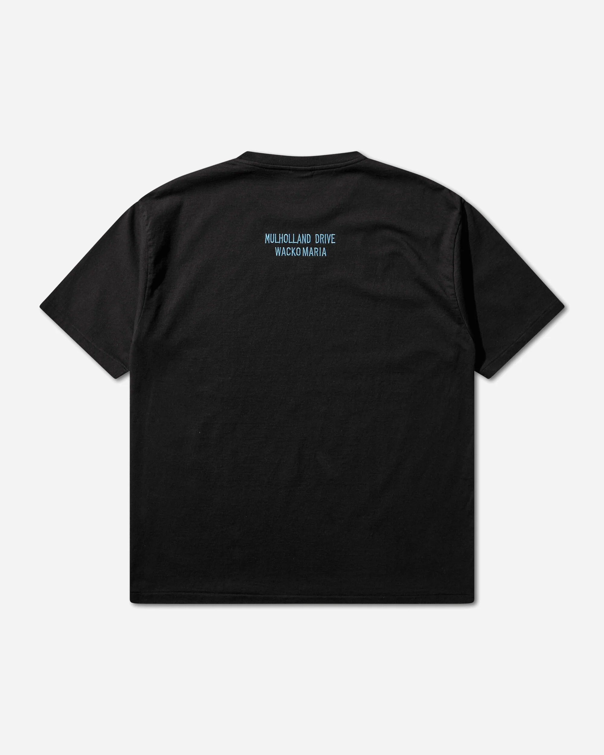Men's Mulholland Drive Washed Heavy Weight T-Shirt (Type-2) Black - Image 2