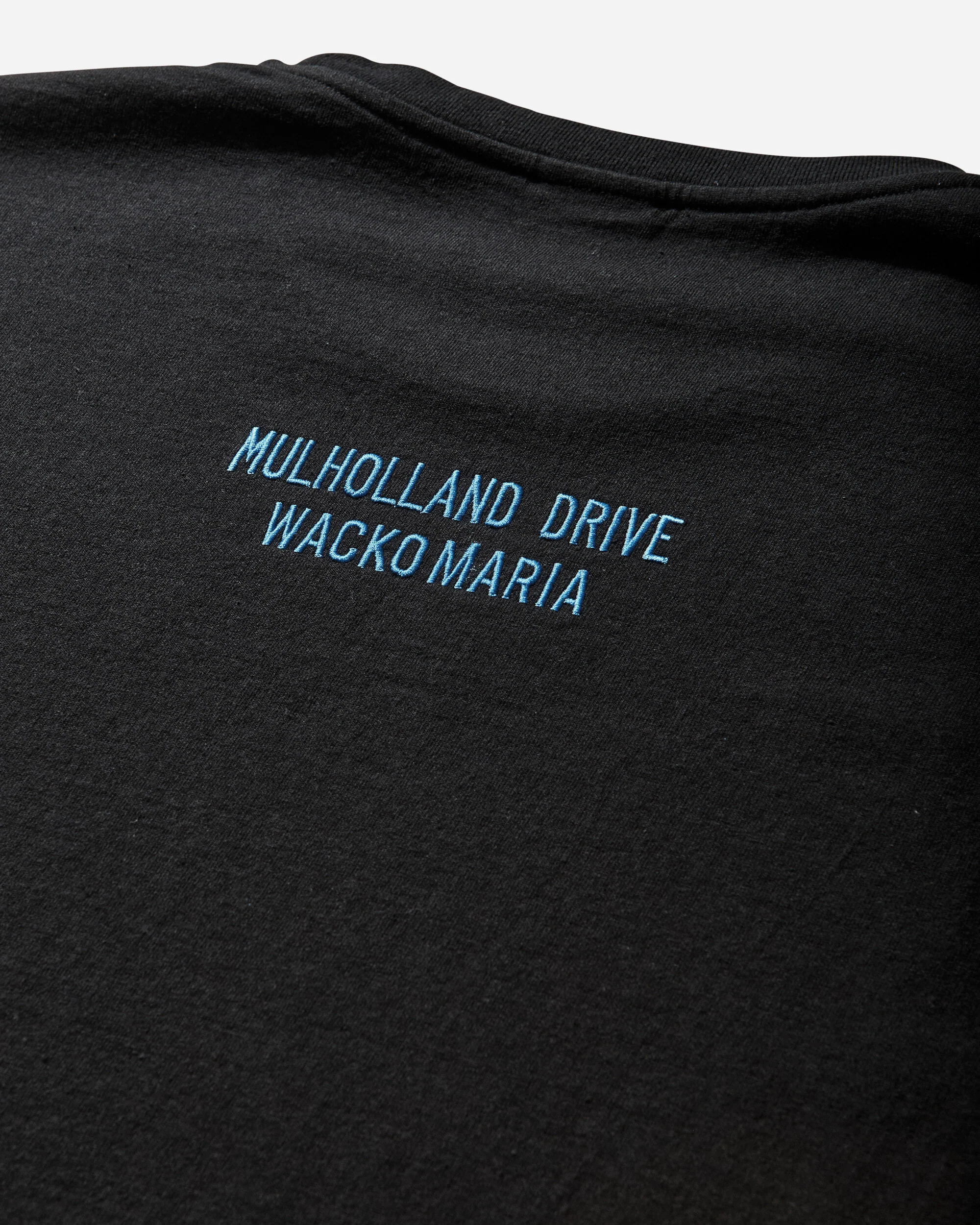 Men's Mulholland Drive Washed Heavy Weight T-Shirt (Type-2) Black - Image 3