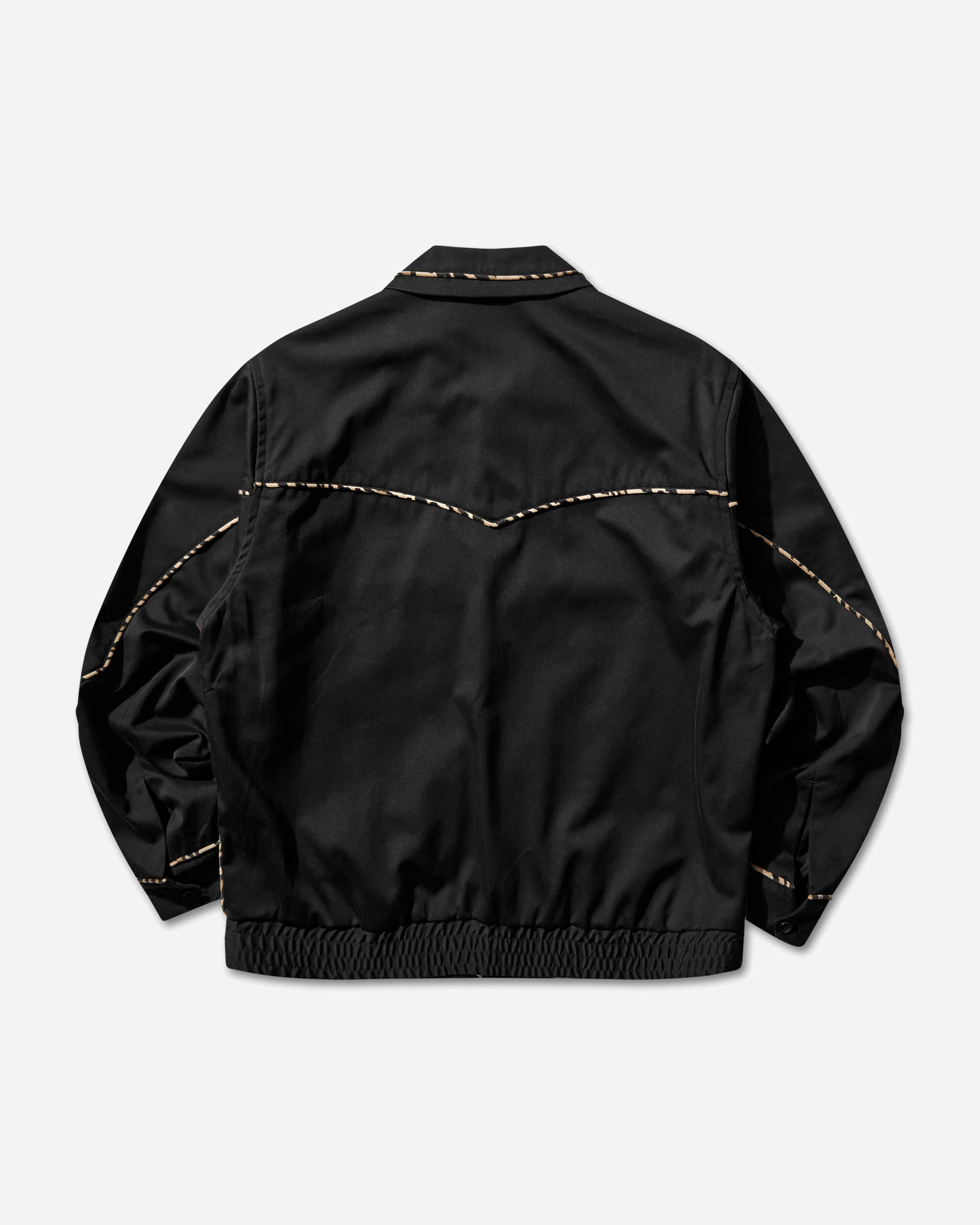 Men's Western Jacket (Type-1) Black - Image 2