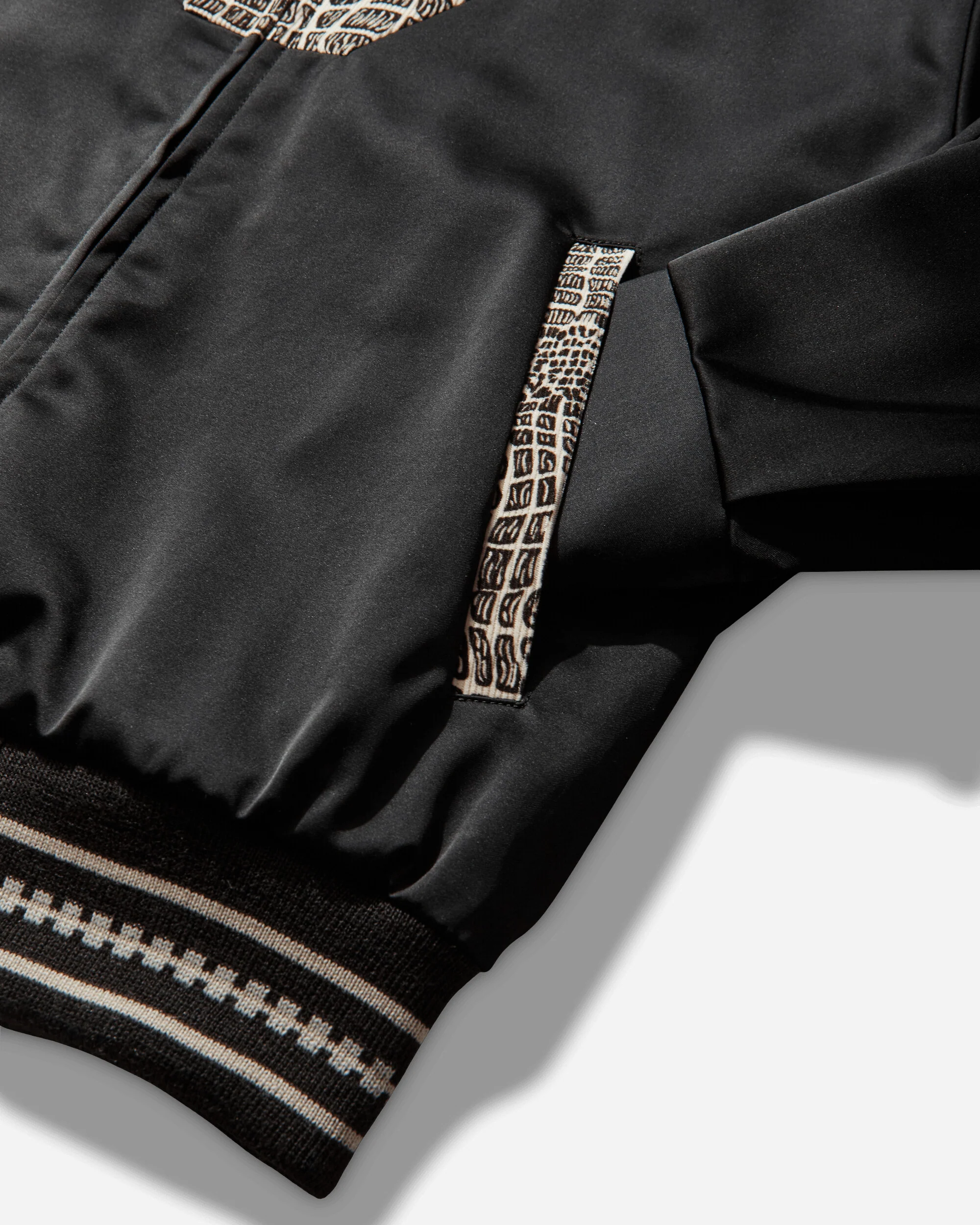 Men's Wolf's Head 50's Jacket (Type-2) Black - Image 4