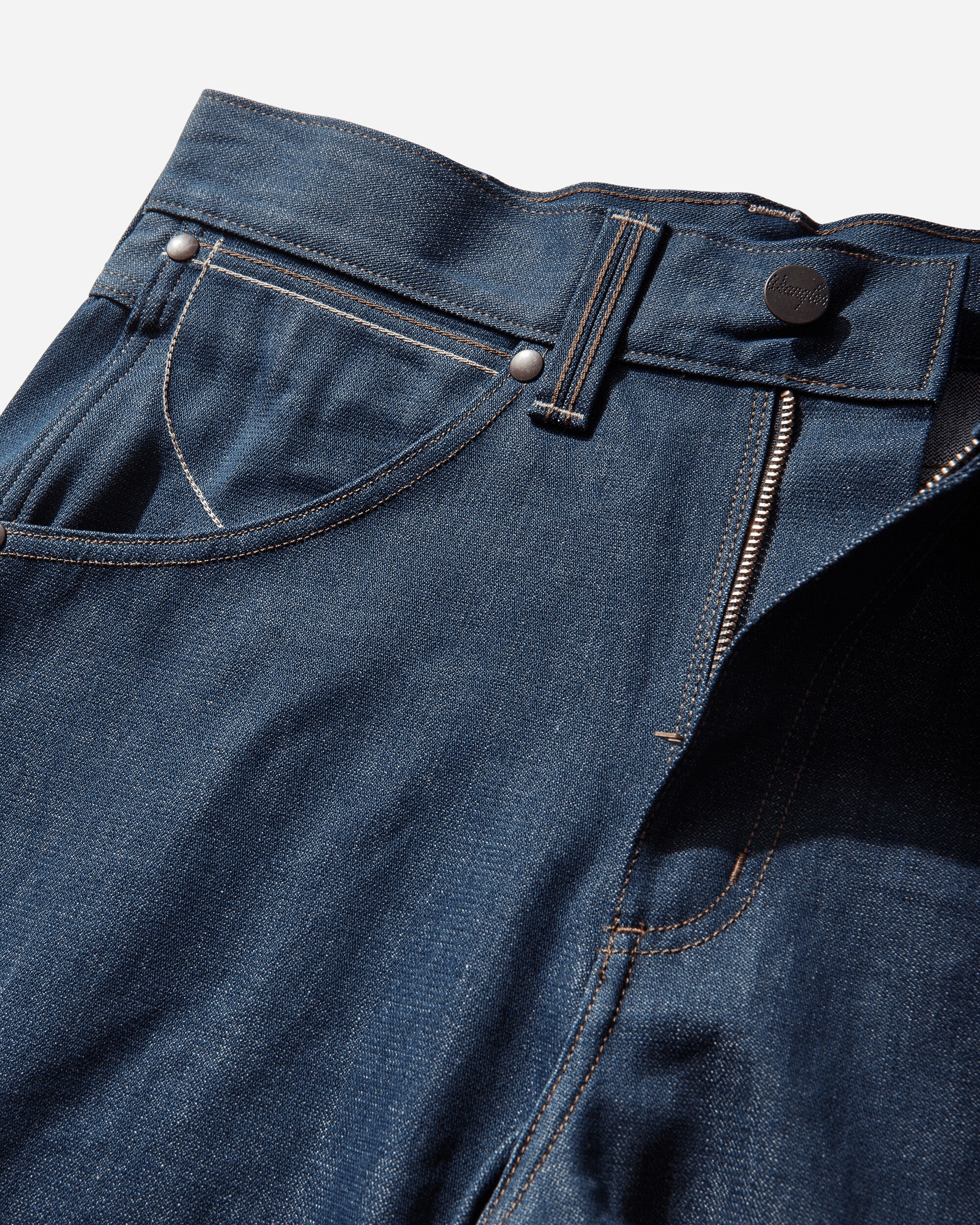 Men's Avirex Barrel Jeans Raw Indigo - Image 4