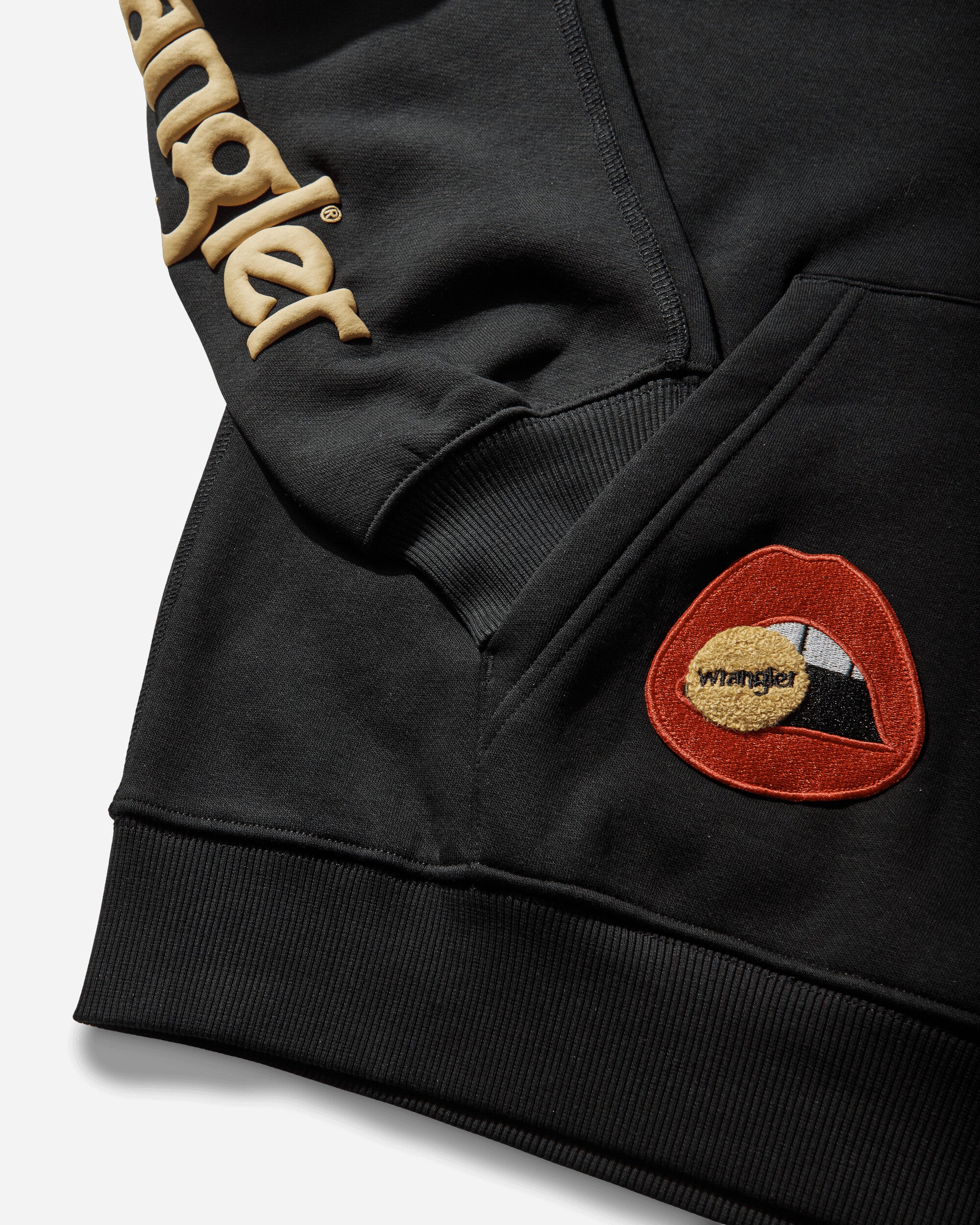 Men's Avirex Hoodie Black - Image 4