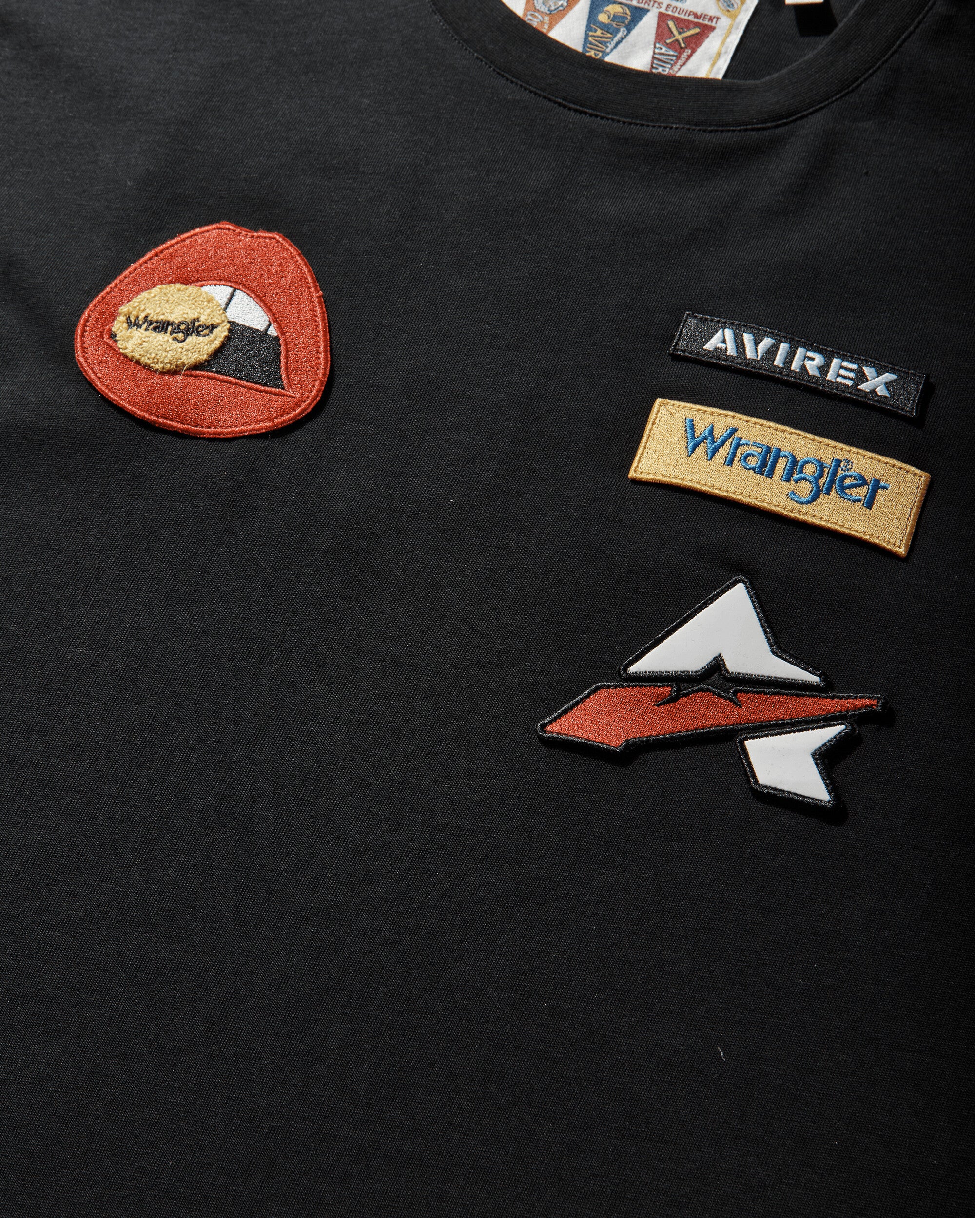 Men's Avirex T-Shirt Black - Image 4