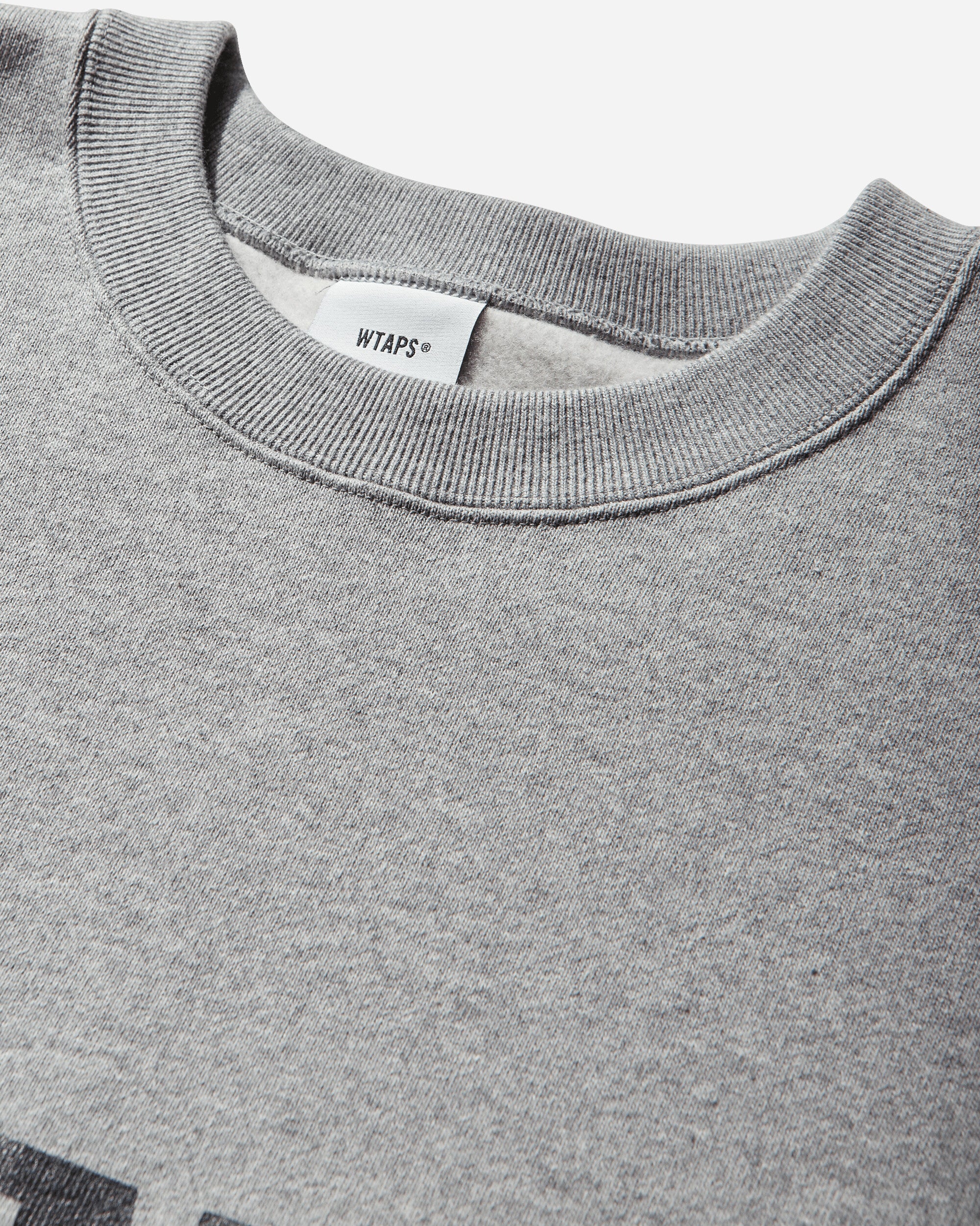 Men's Brick Crewneck Sweatshirt Ash Gray - Image 4
