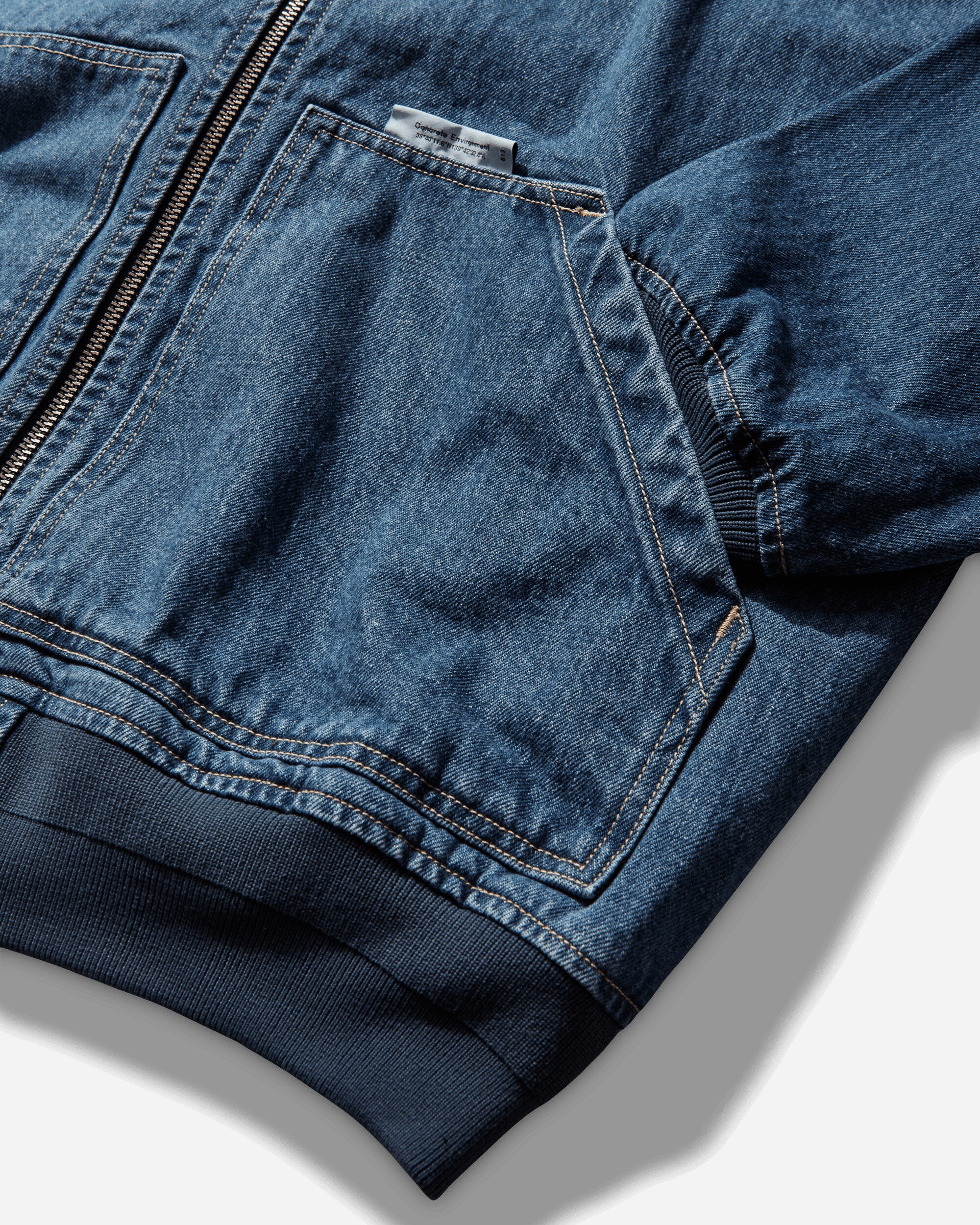 Men's D00M Jacket Indigo - Image 3