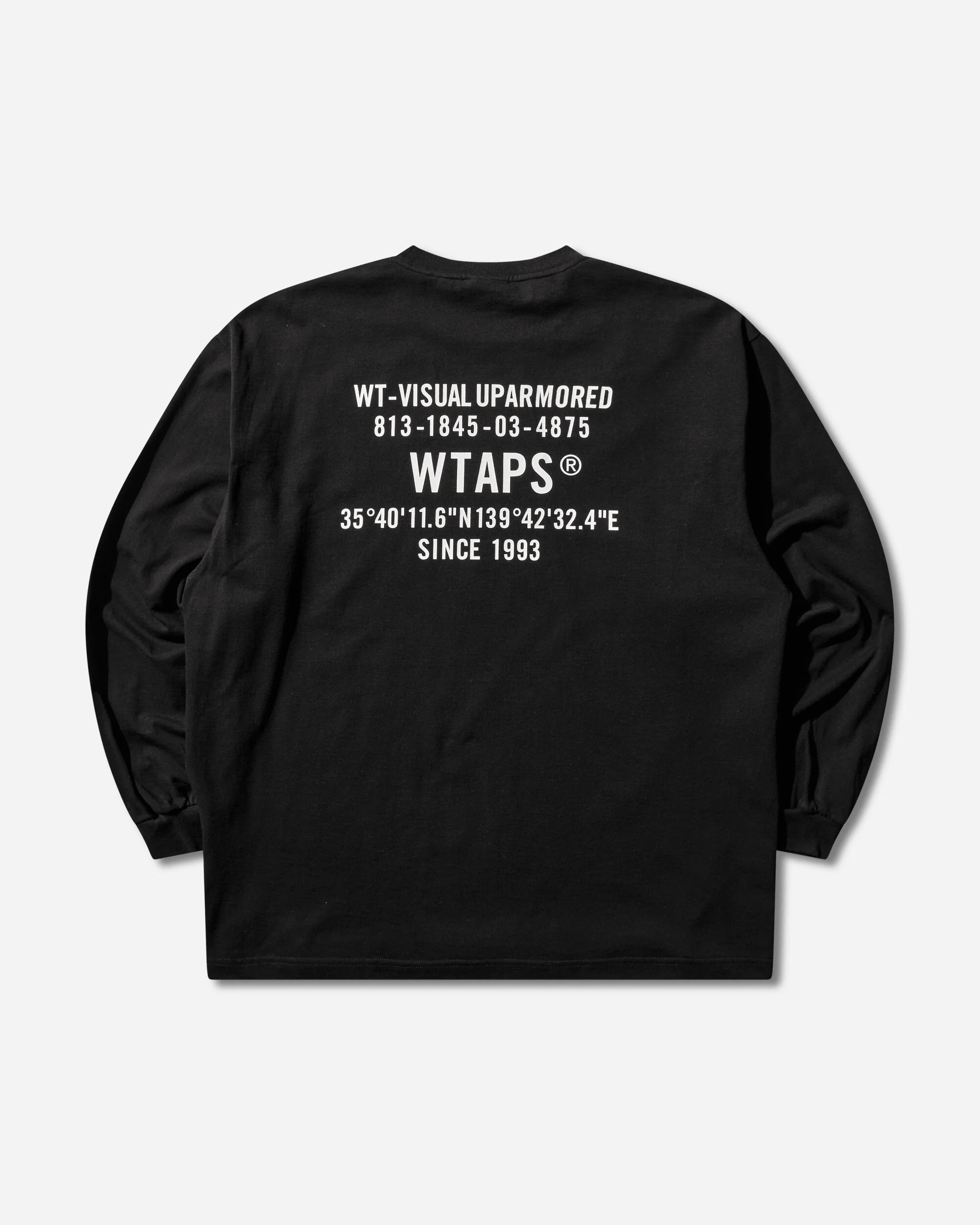 Men's Spec Longsleeve T-Shirt Black - Image 2
