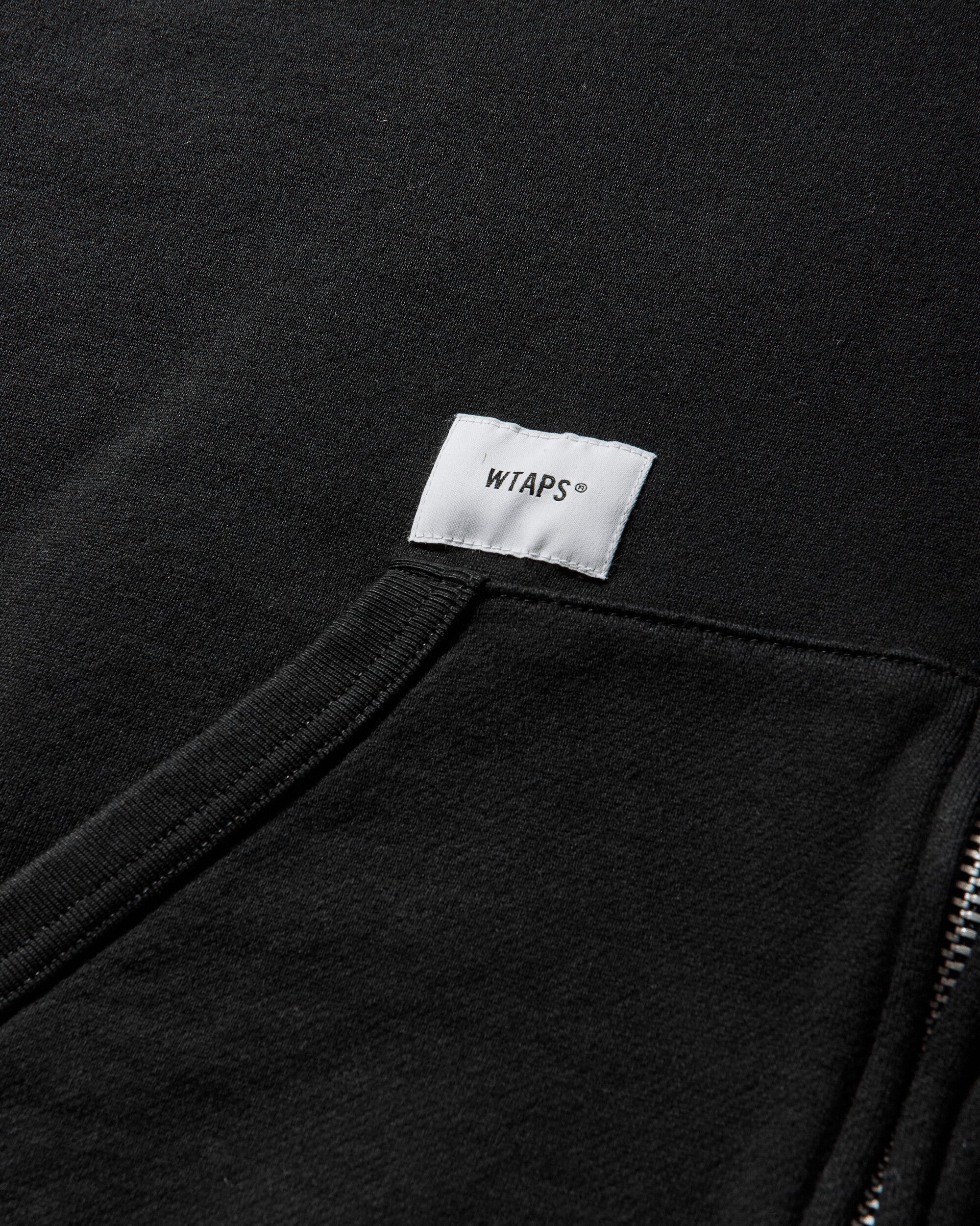 Men's Throwdy Zip Hoodie Black - Image 4