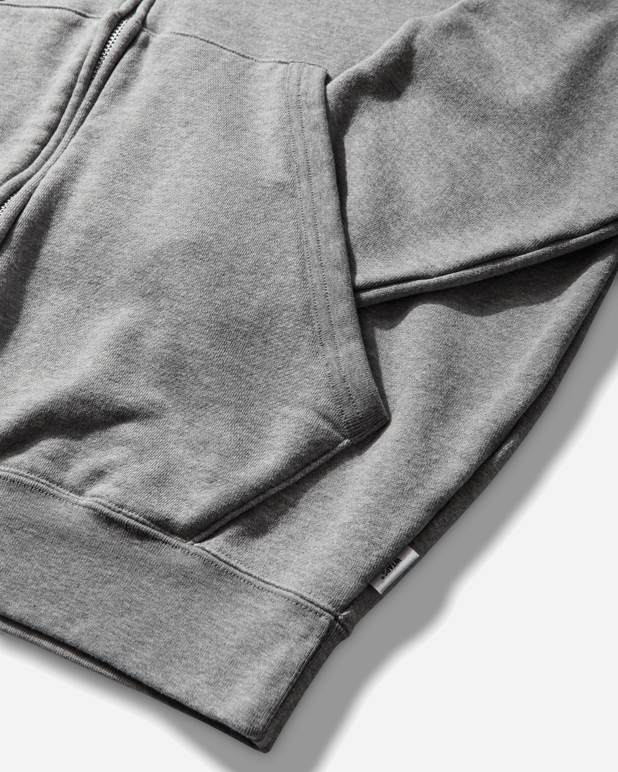 Men's Throwdy Zip Hoodie Ash Grey - Image 4